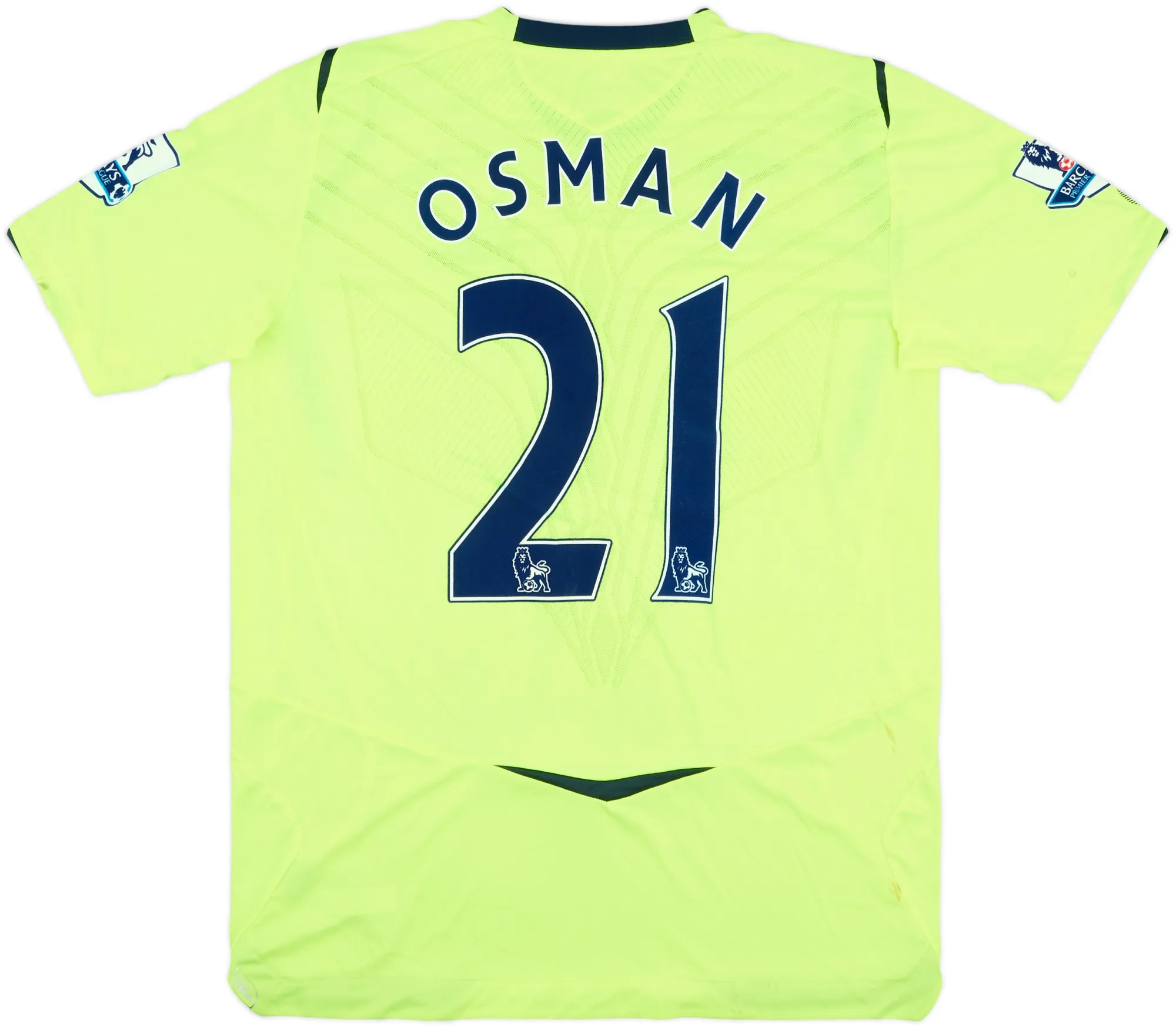 Umbro Everton Mens SS Player Issue Third Shirt 2008/09