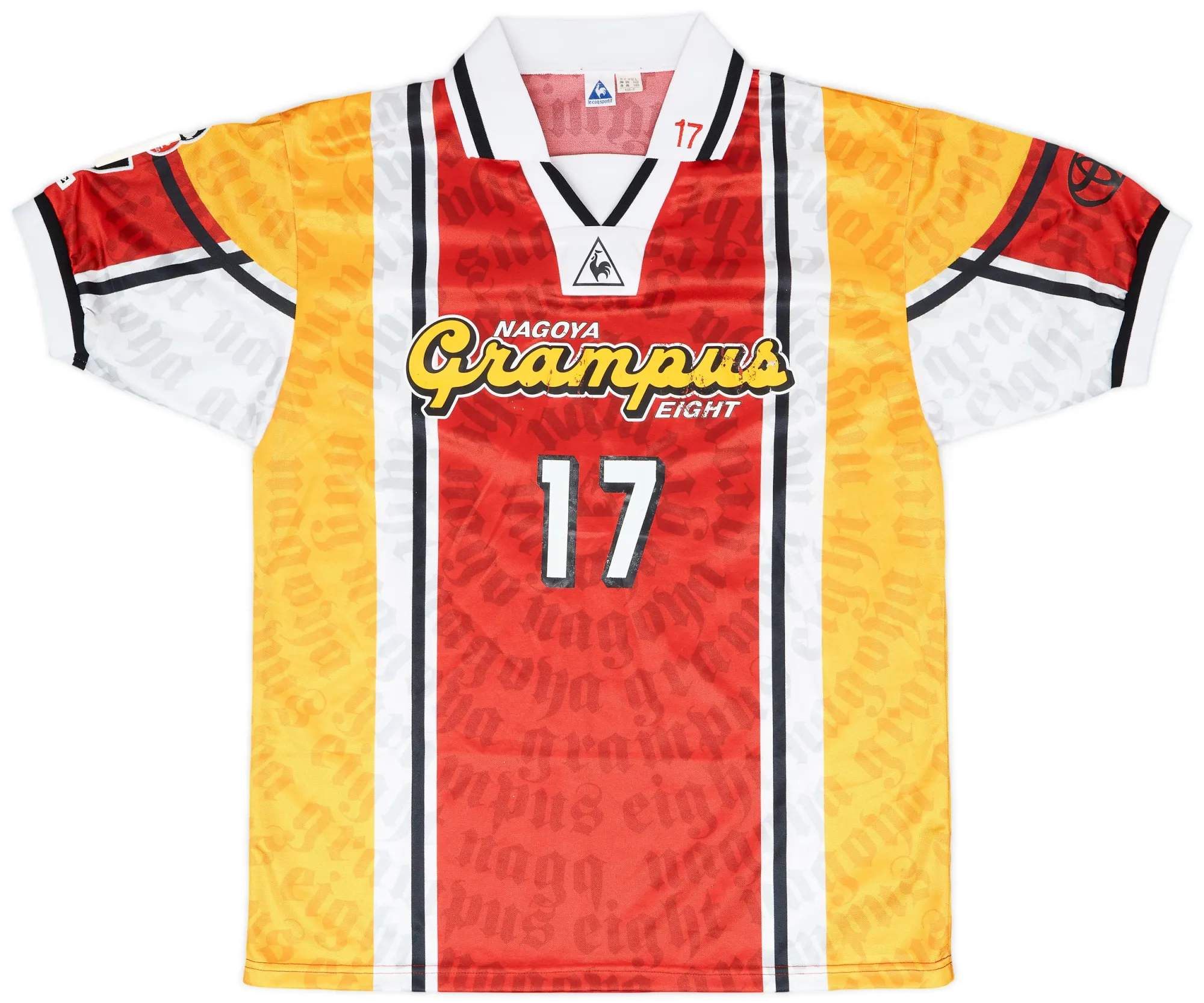 LeCoqSportif Nagoya Grampus Mens SS Player Issue Home Shirt 1998