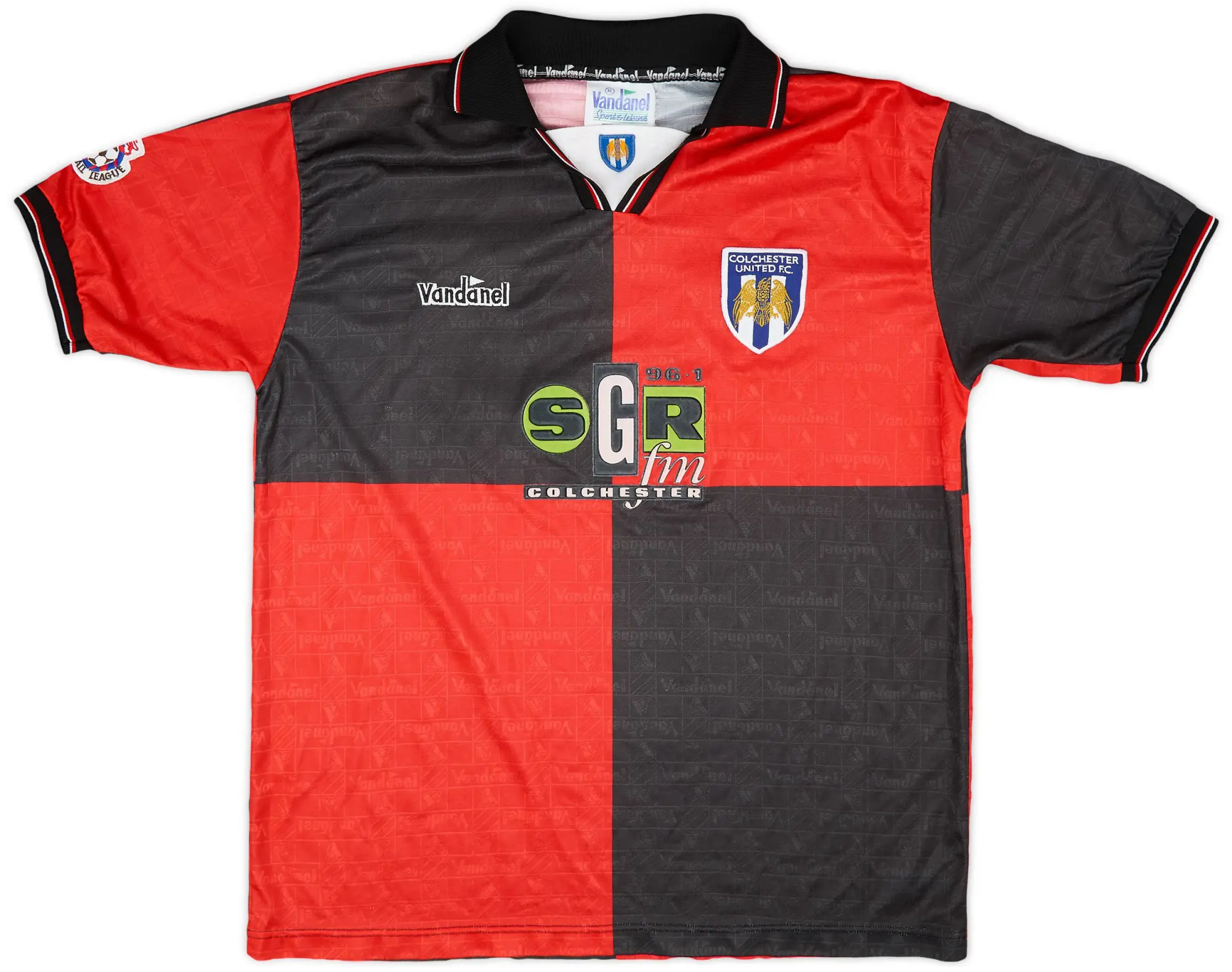 1995-96 Colchester United Match Issue Away Shirt #14