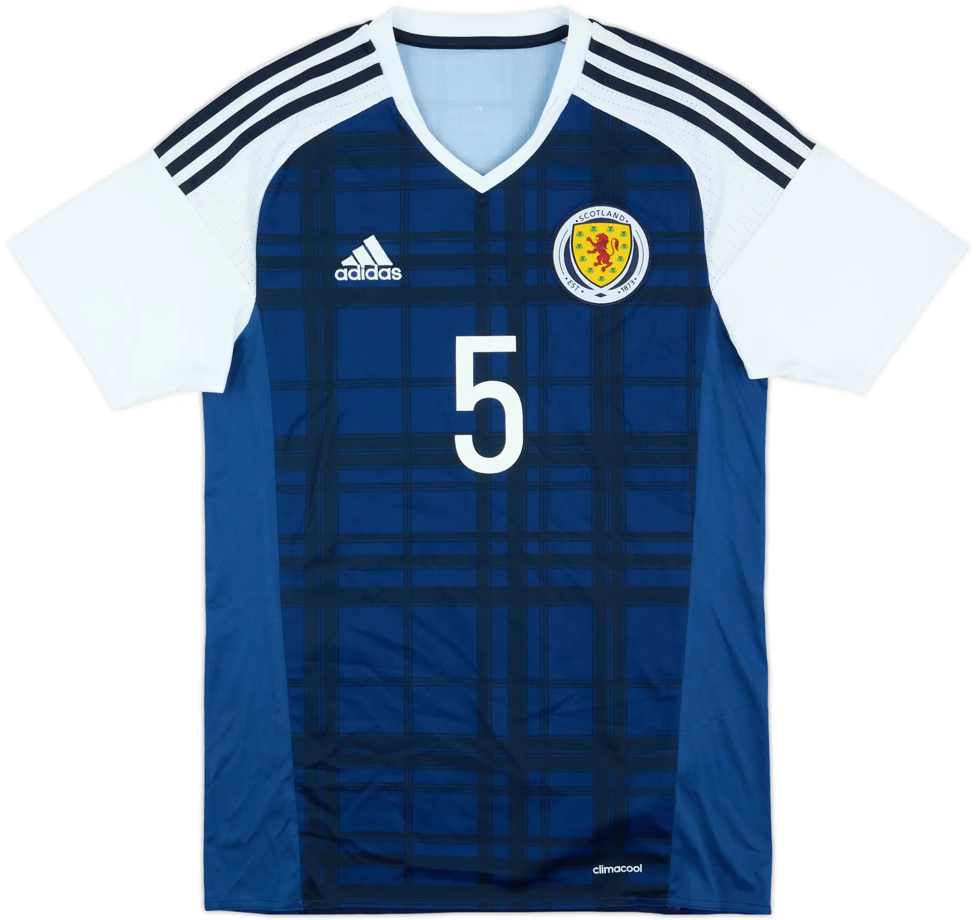 2015-17 Scotland Match Issue Home Shirt #5