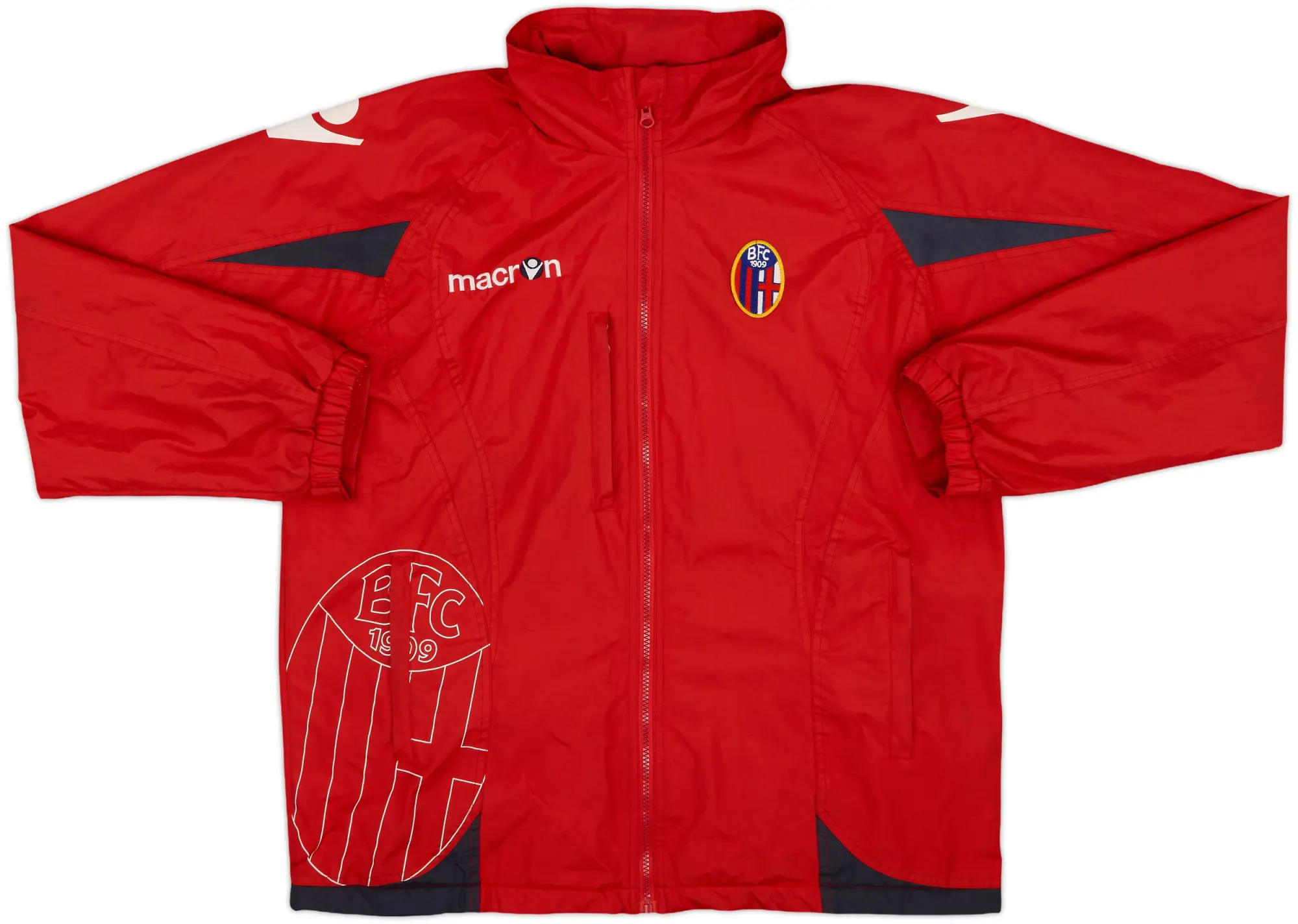 2006-07 Bologna Macron Padded Bench Coat - 6/10 - (L)