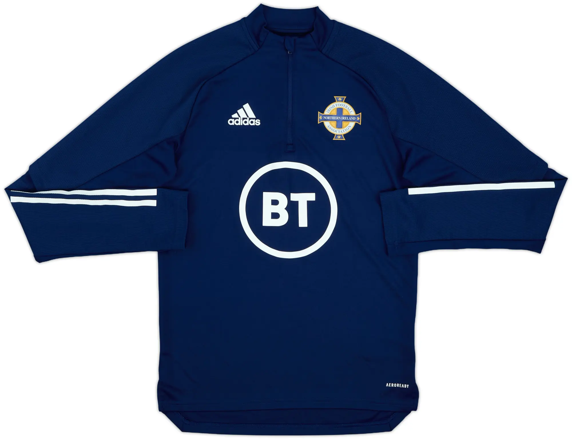 2019-20 Northern Ireland adidas 1/4 Zip Drill Top - 10/10 - (XS)