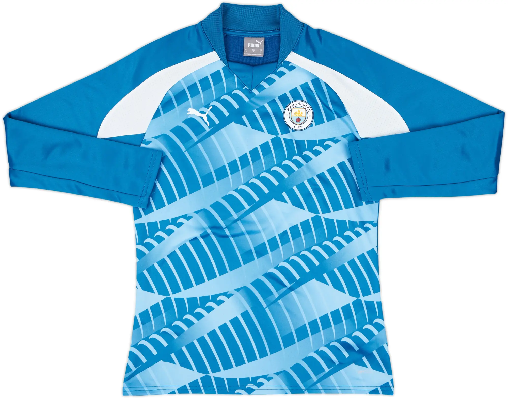 2023-24 Manchester City Women's Puma Pre-Match Sweat Top - 9/10 - (S)