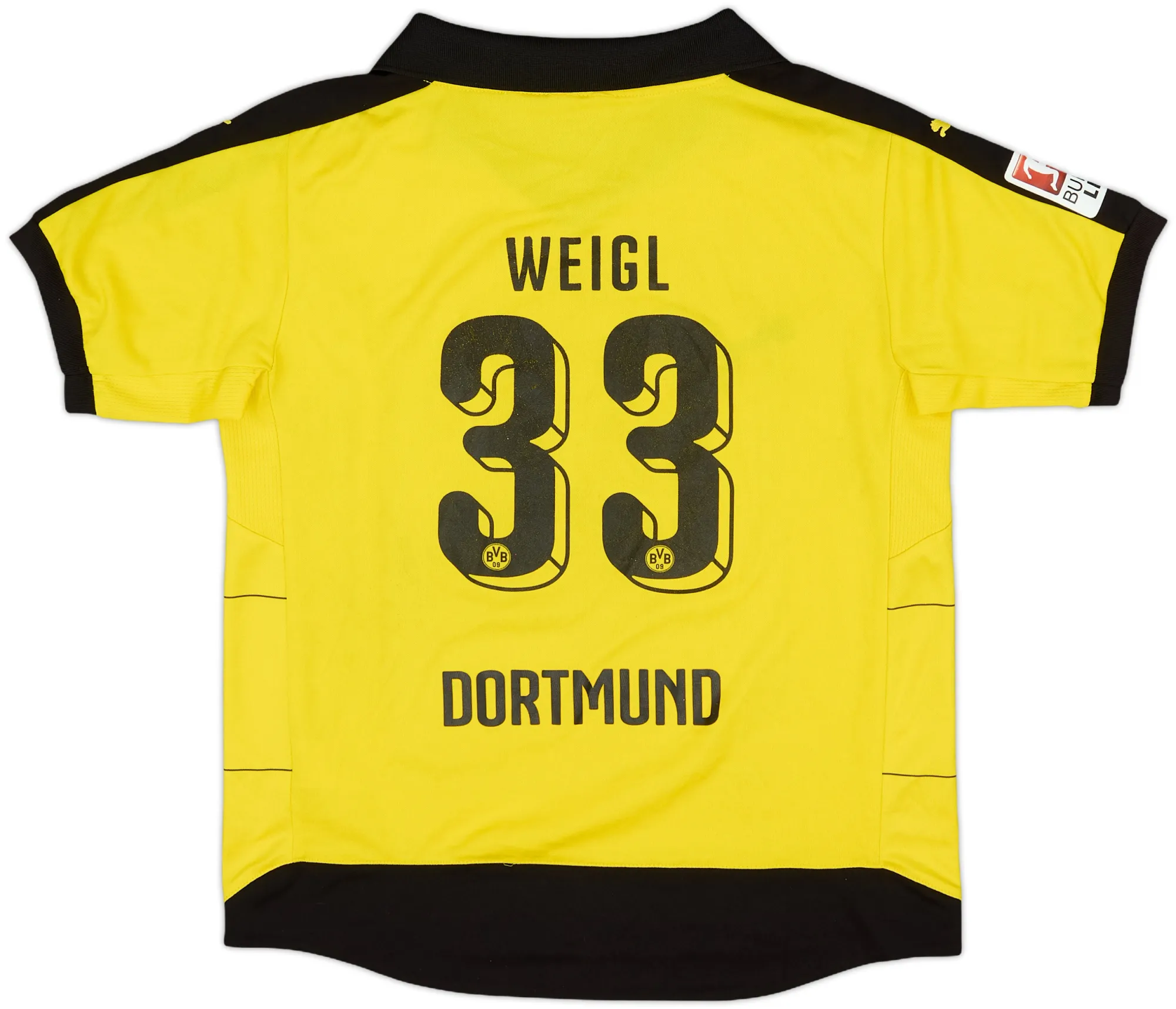Puma Borussia Dortmund Boys SS Home Shirt 2015/16