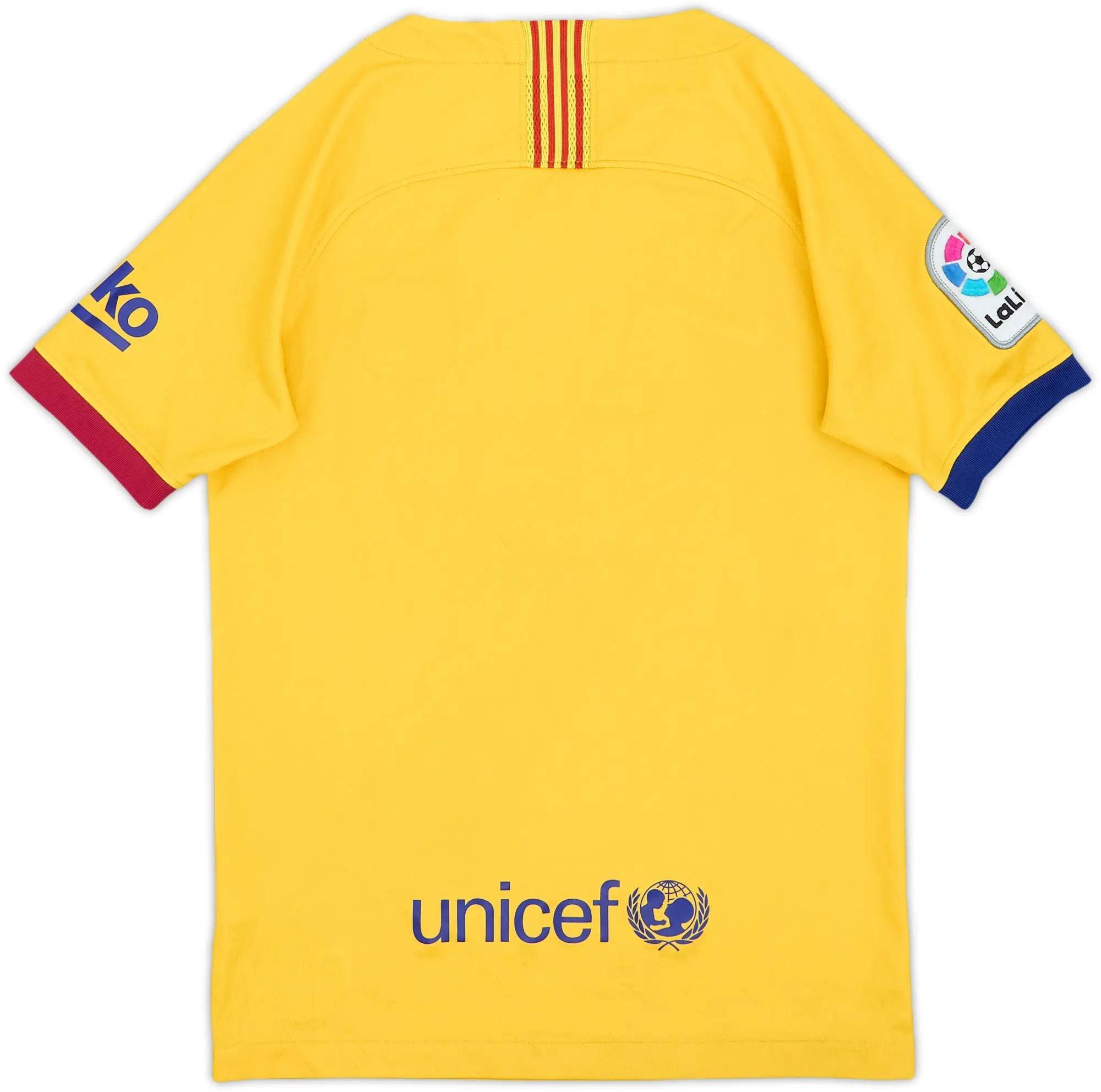 Nike Barcelona Boys SS Away Shirt 2019/20