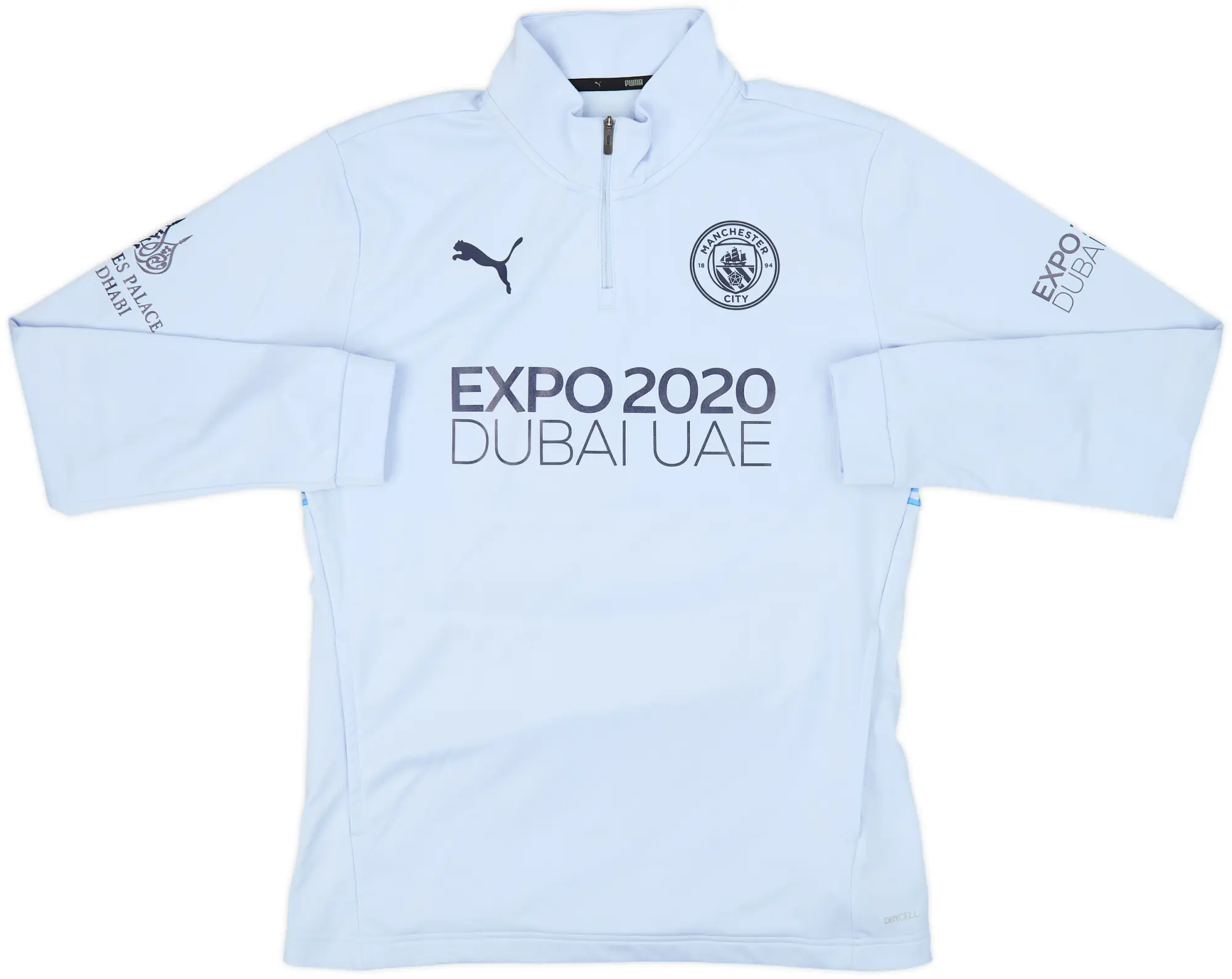 2021-22 Manchester City Faze Clan x Puma 1/4 Zip Drill Top - 9/10 - (M)