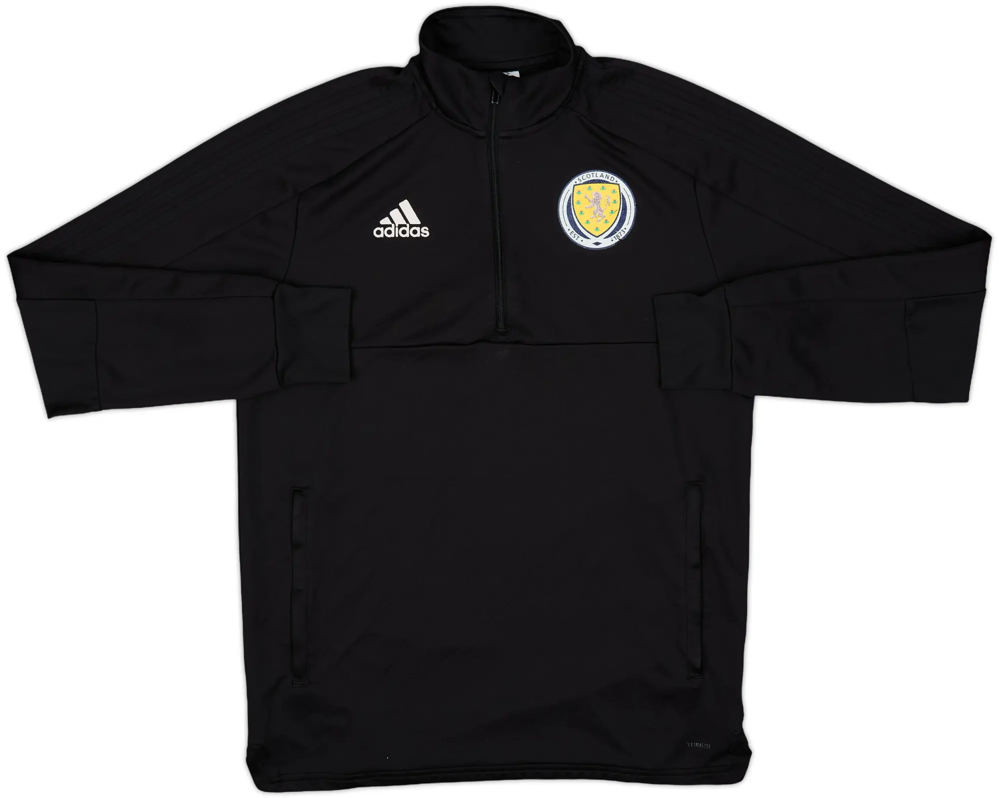 2017-18 Scotland adidas 1/4 Zip Drill Top - 6/10 - (M)