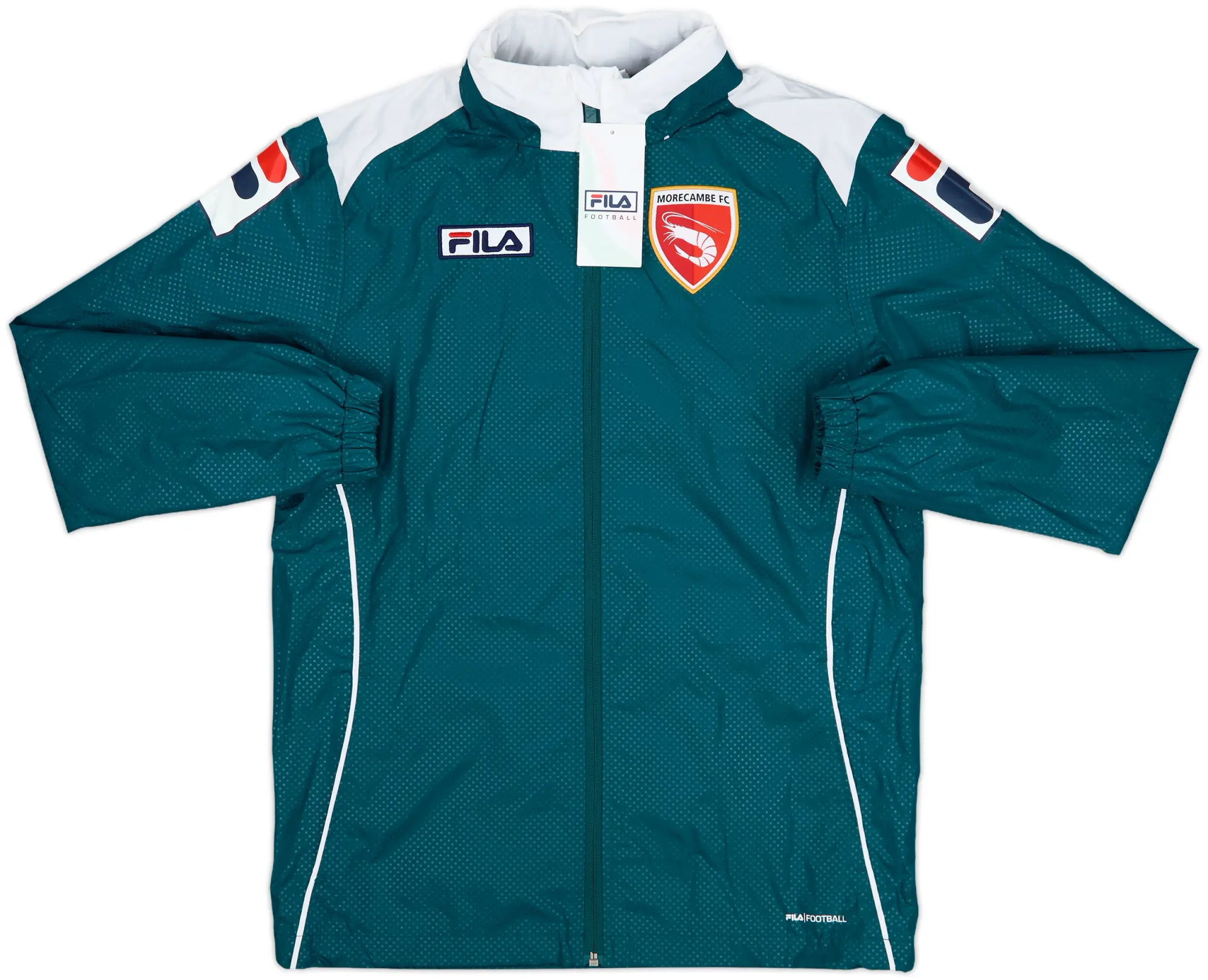 2013-14 Morecambe Fila Hooded Rain Jacket (XL.Boys)