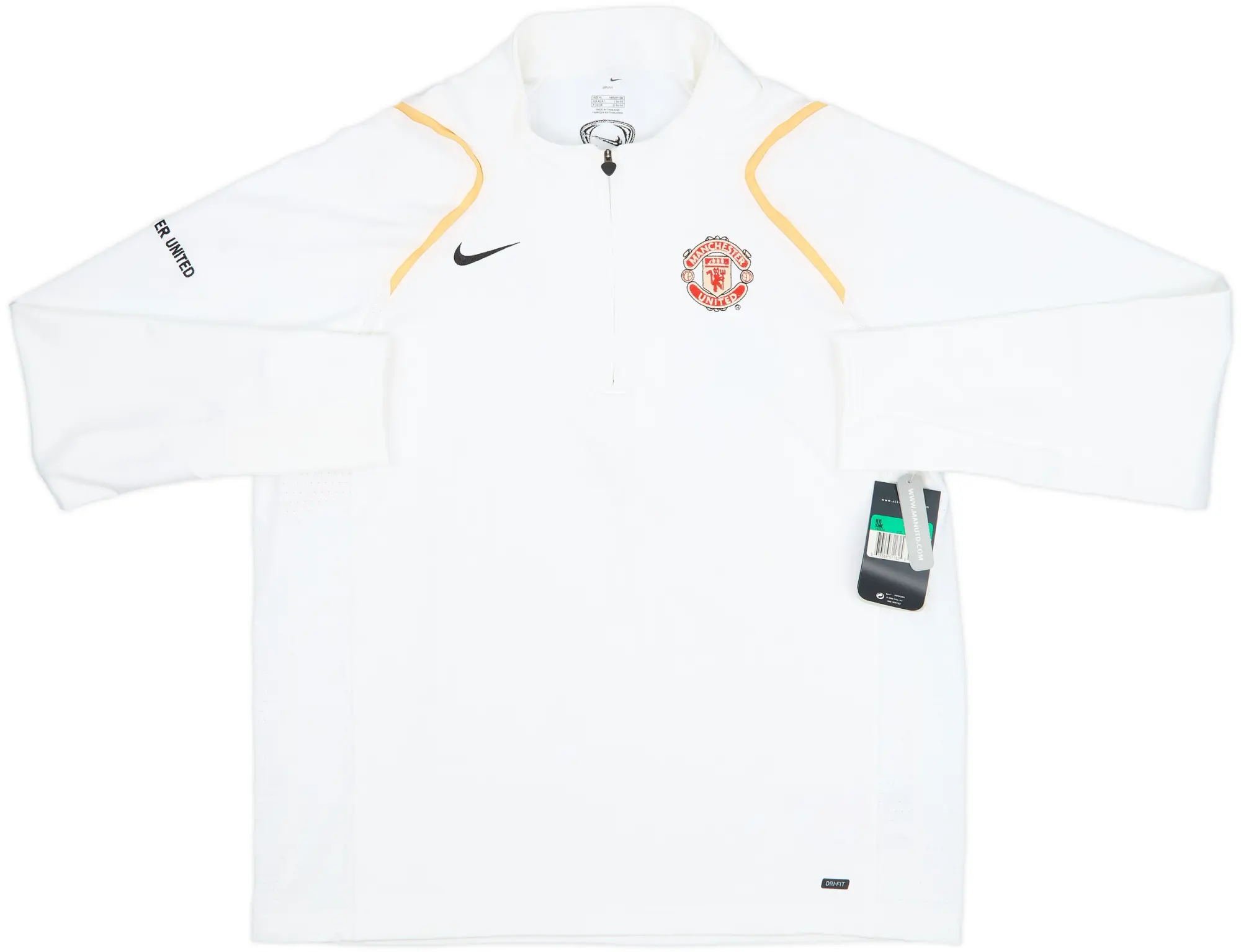2006-07 Manchester United Nike 1/4 Zip Training Top (XL)
