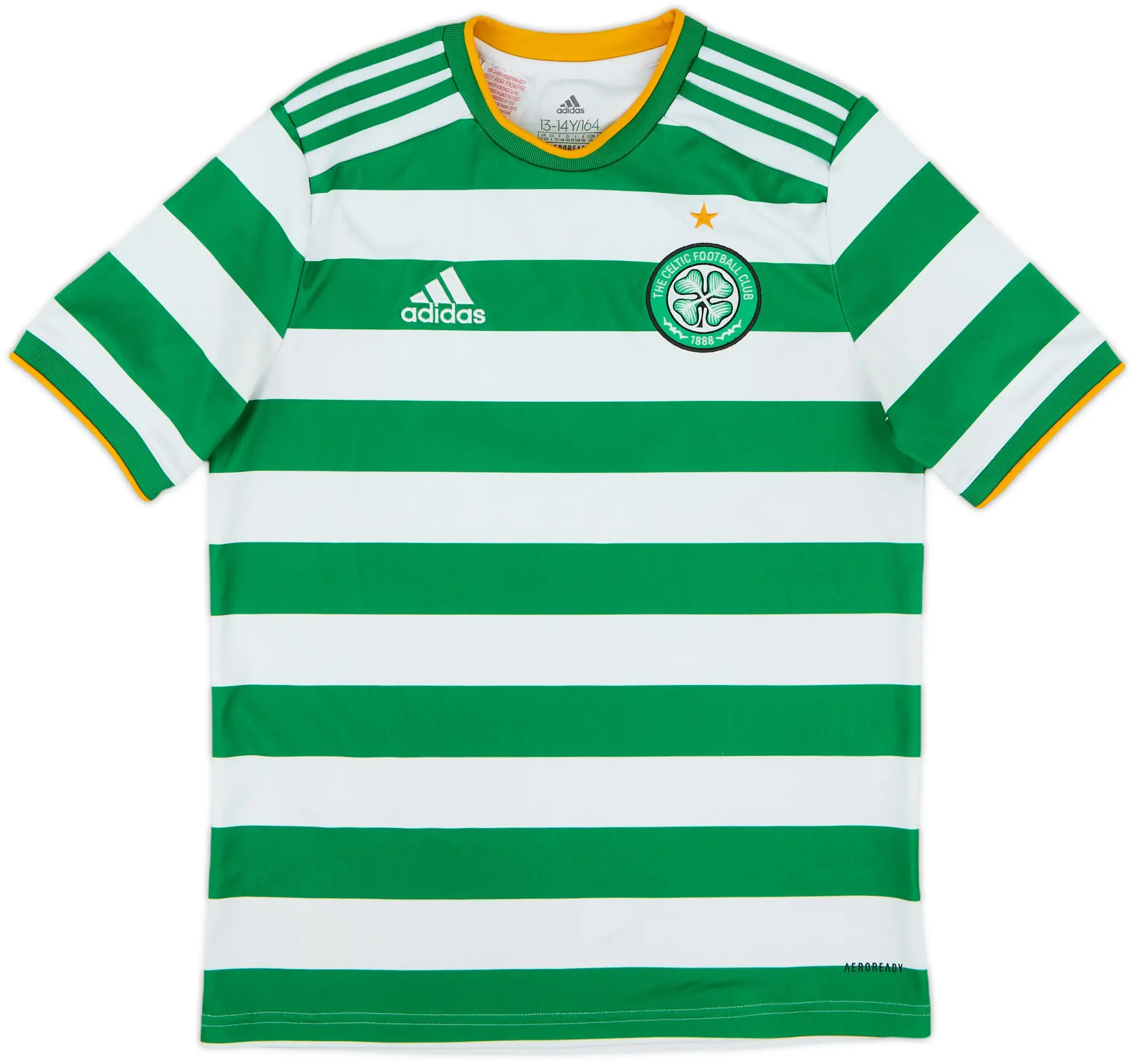adidas Celtic Boys SS Home Shirt 2020/21