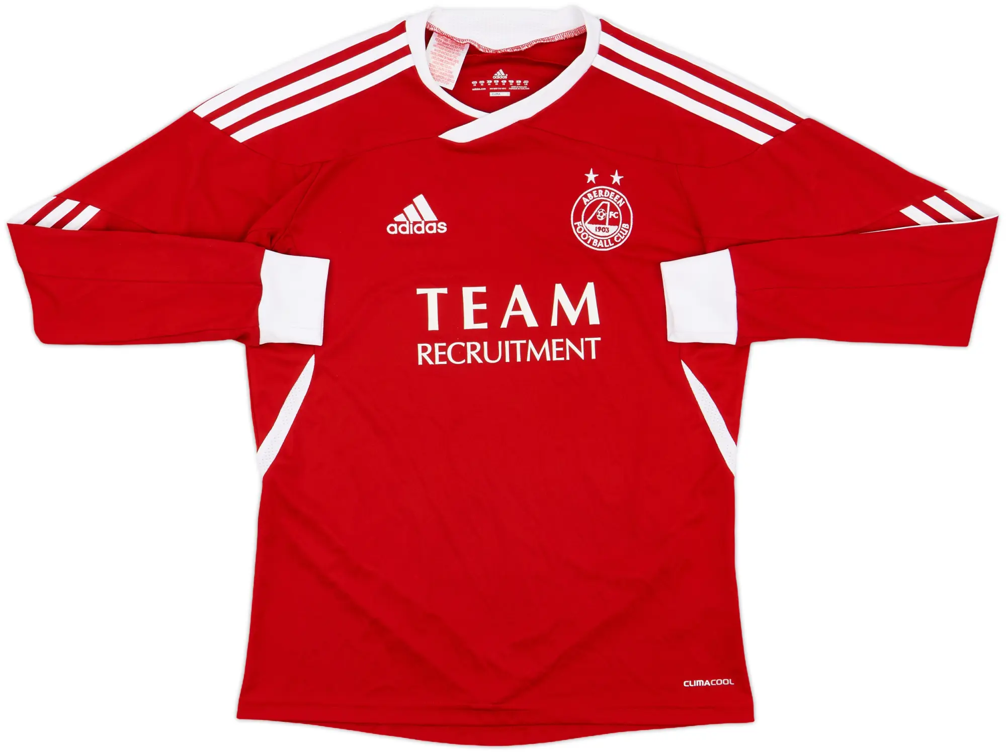 adidas Aberdeen Mens LS Home Shirt 2011/12