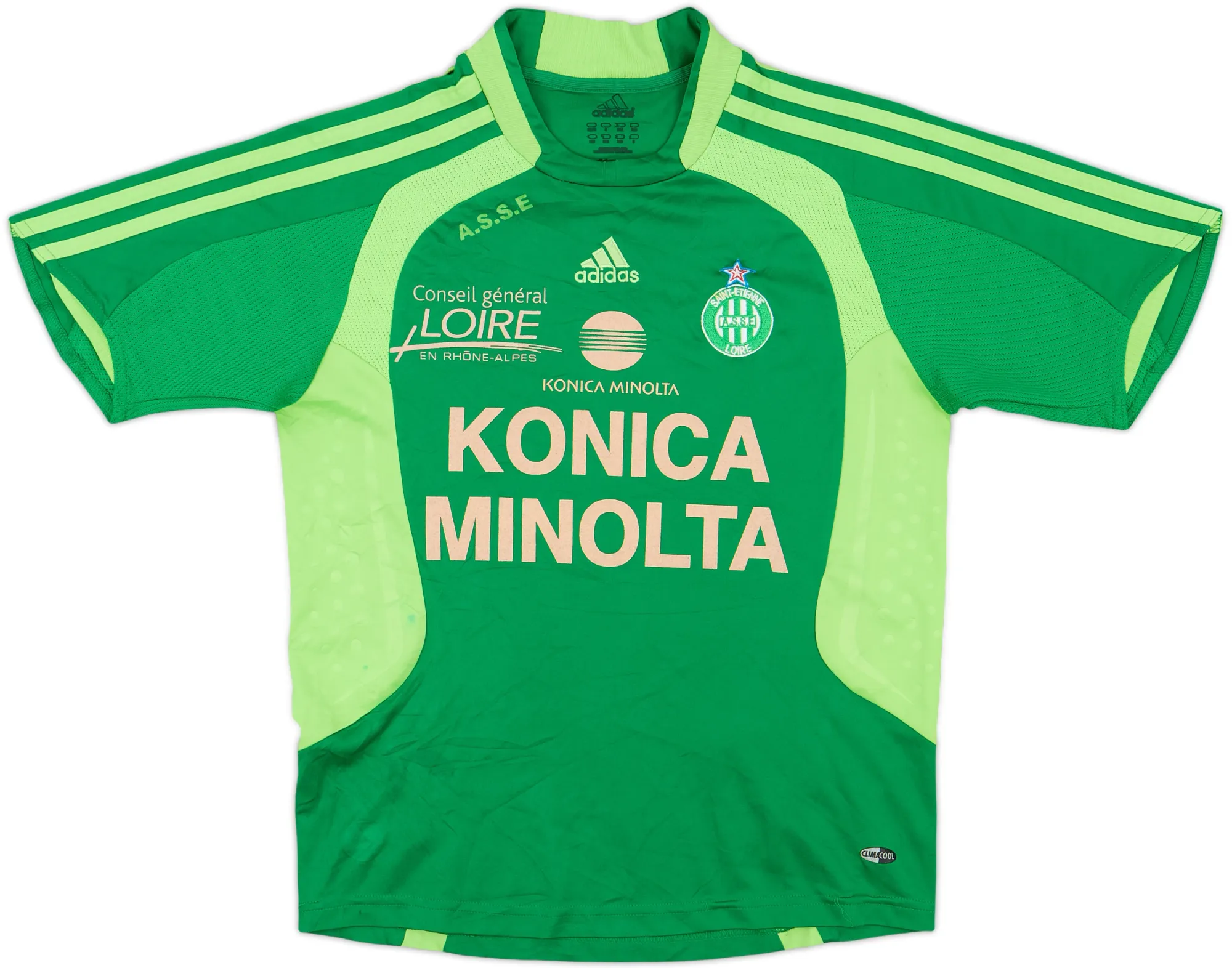 adidas Saint Etienne Boys SS Home Shirt 2008/09