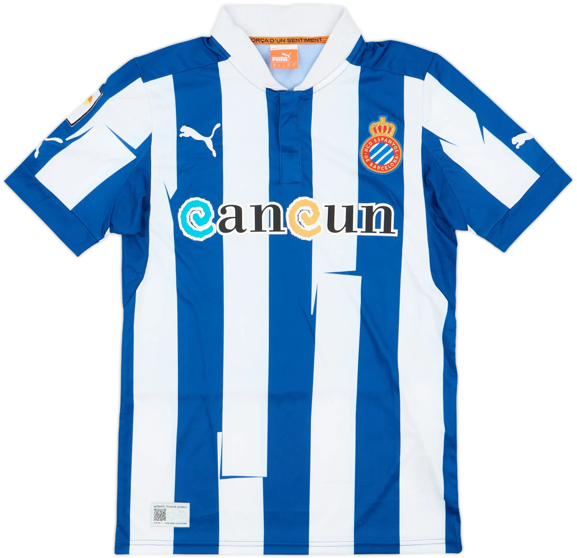 Puma Espanyol Mens SS Home Shirt 2012/13