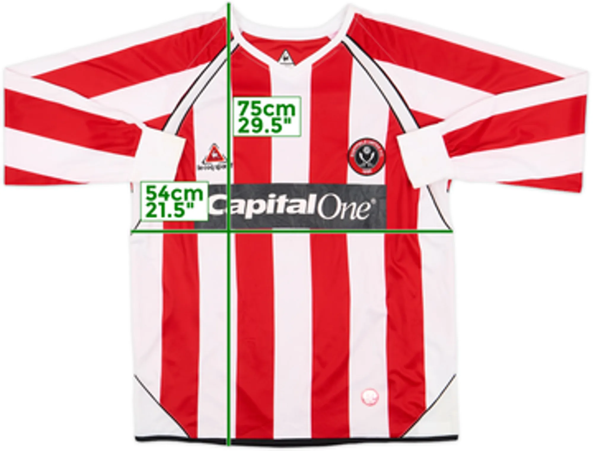 LeCoqSportif Sheffield United Mens LS Home Shirt 2006/07