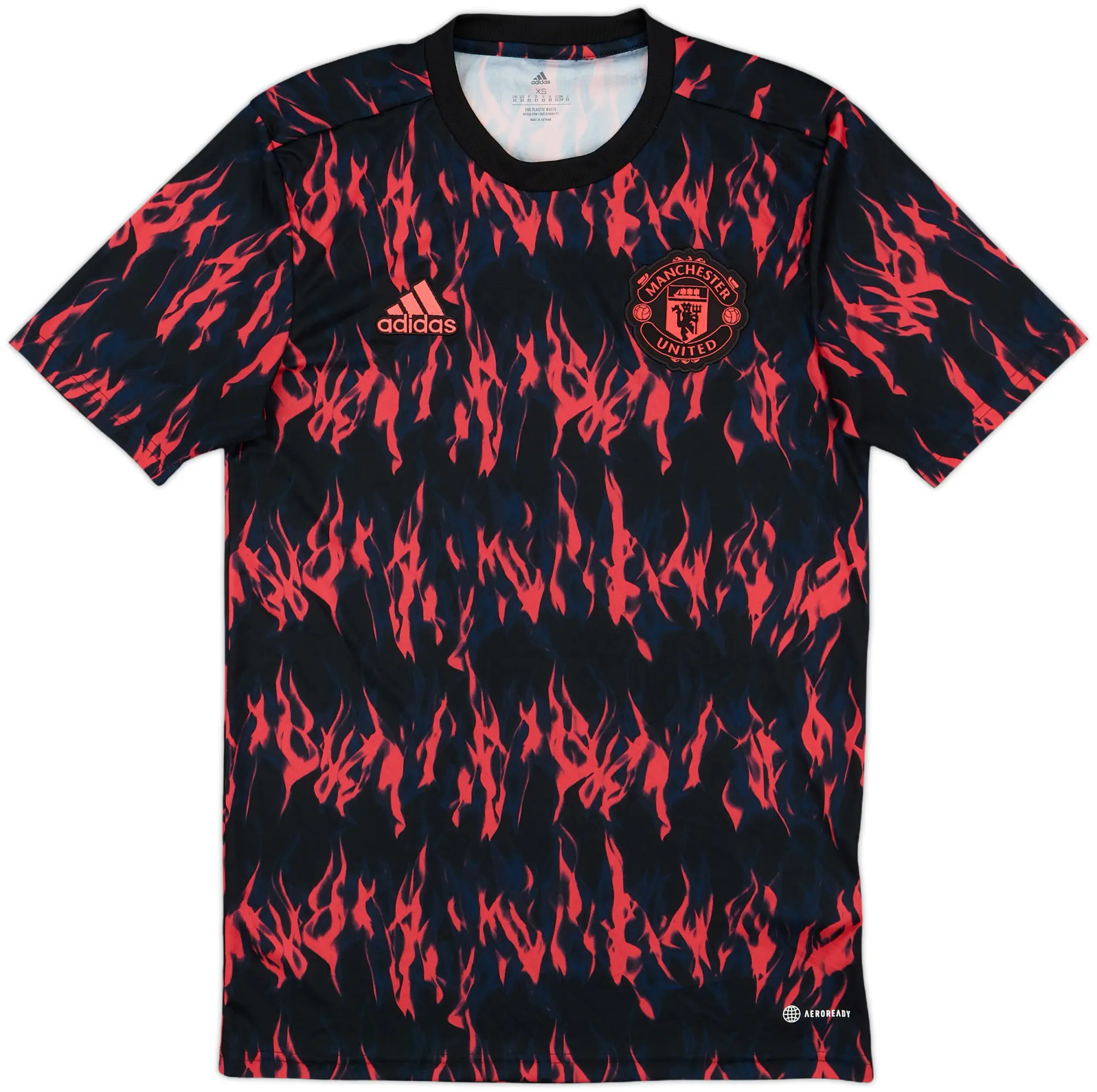 2021-22 Manchester United adidas Training Shirt - 10/10 - (XS)