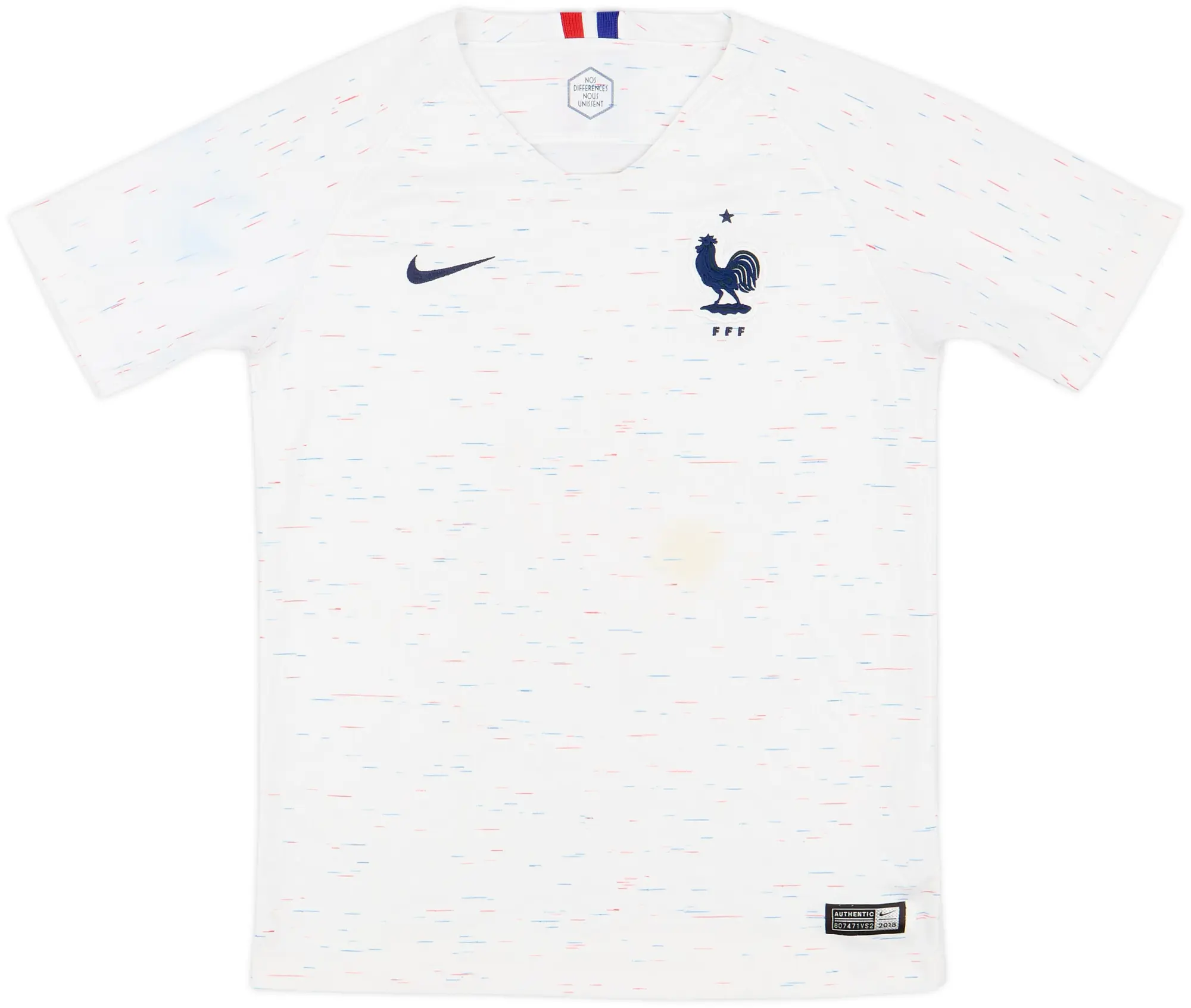 Nike France Boys SS Away Shirt 2018