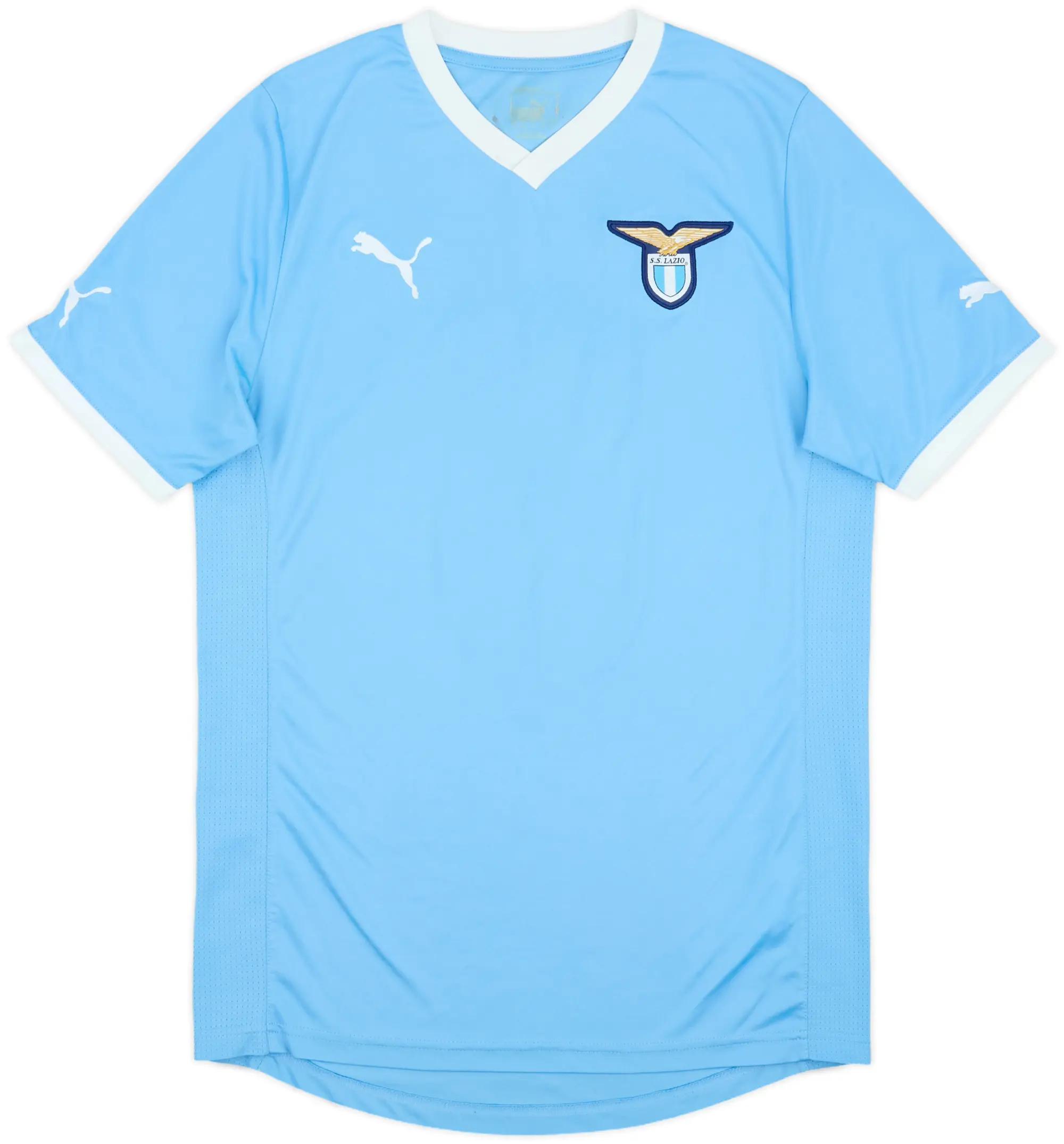2011-12 Lazio Signed Home Shirt #3 - 4/10 - (S)
