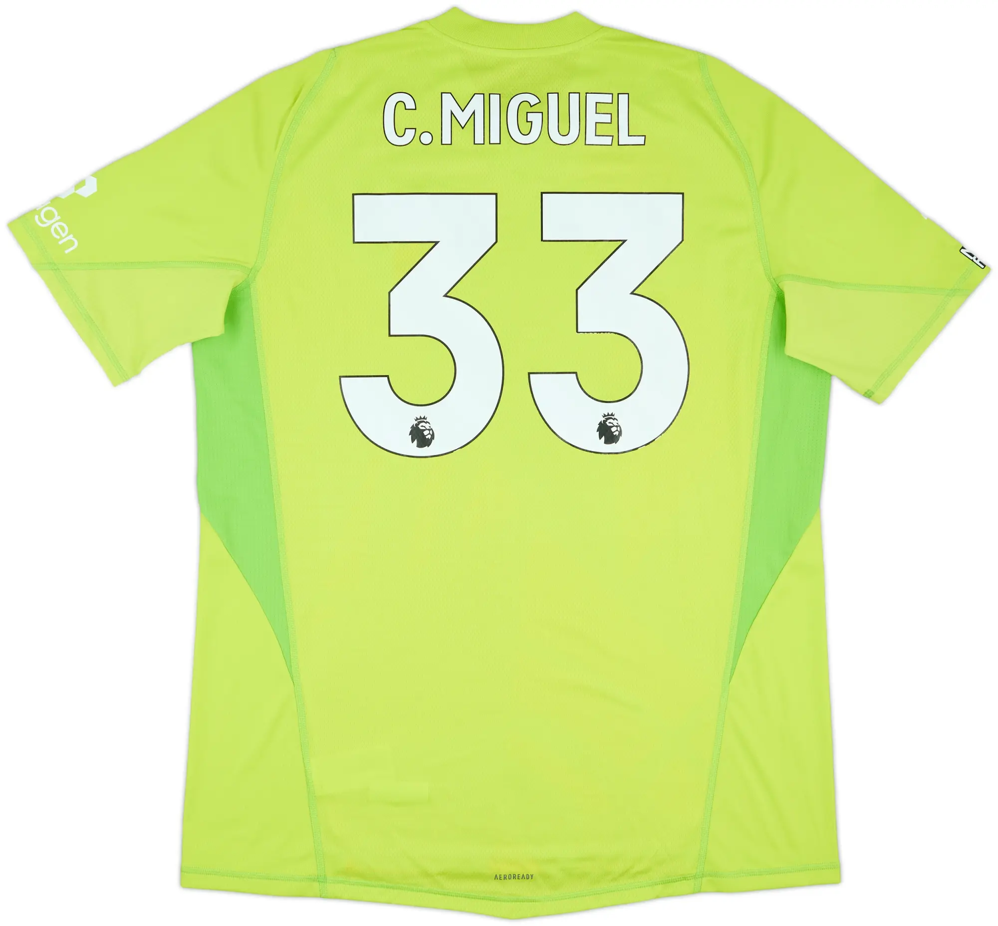 2024-25 Nottingham Forest Match Issue GK Shirt C.Miguel #33