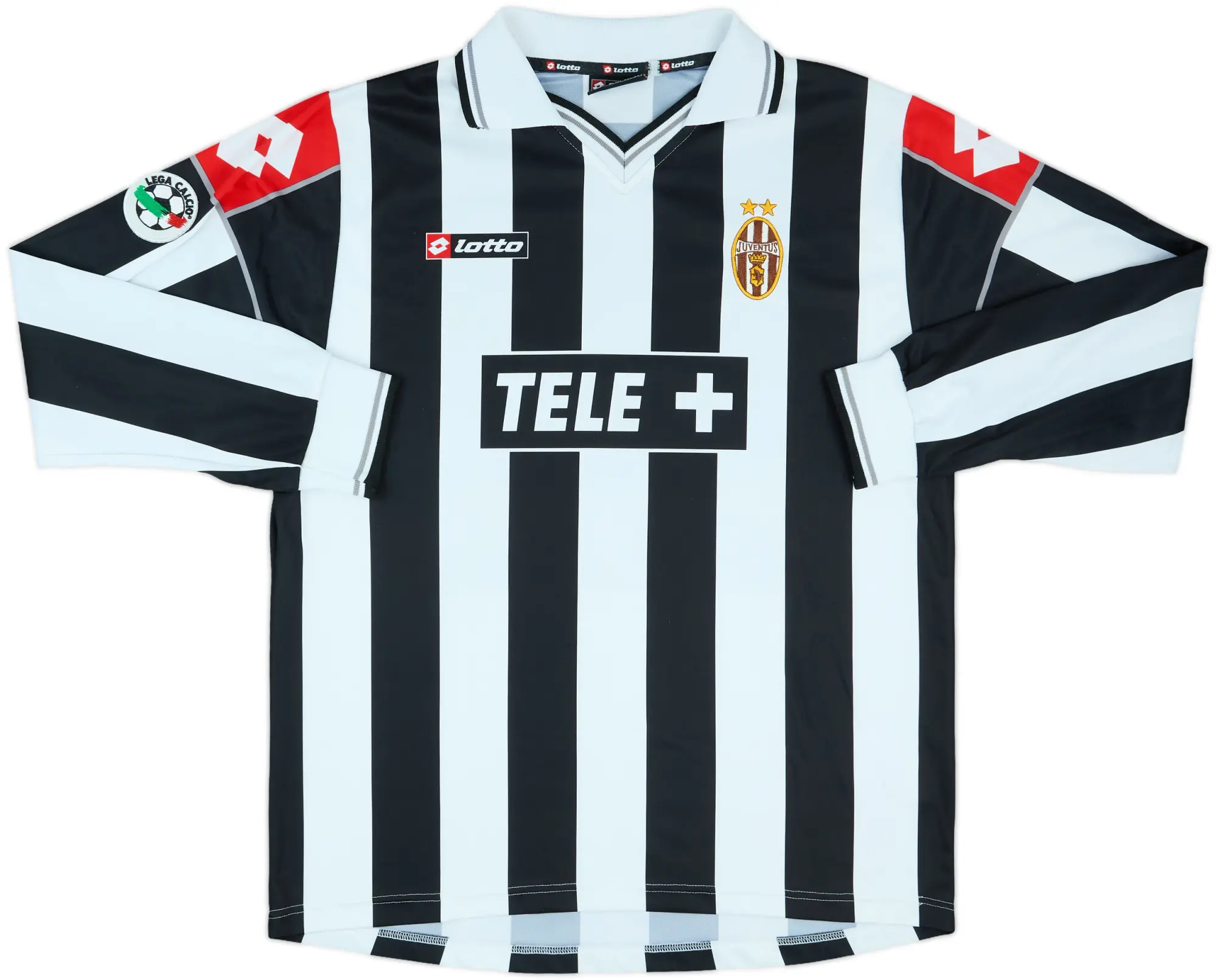 2000-01 Juventus Match Issue Home L/S Shirt #14