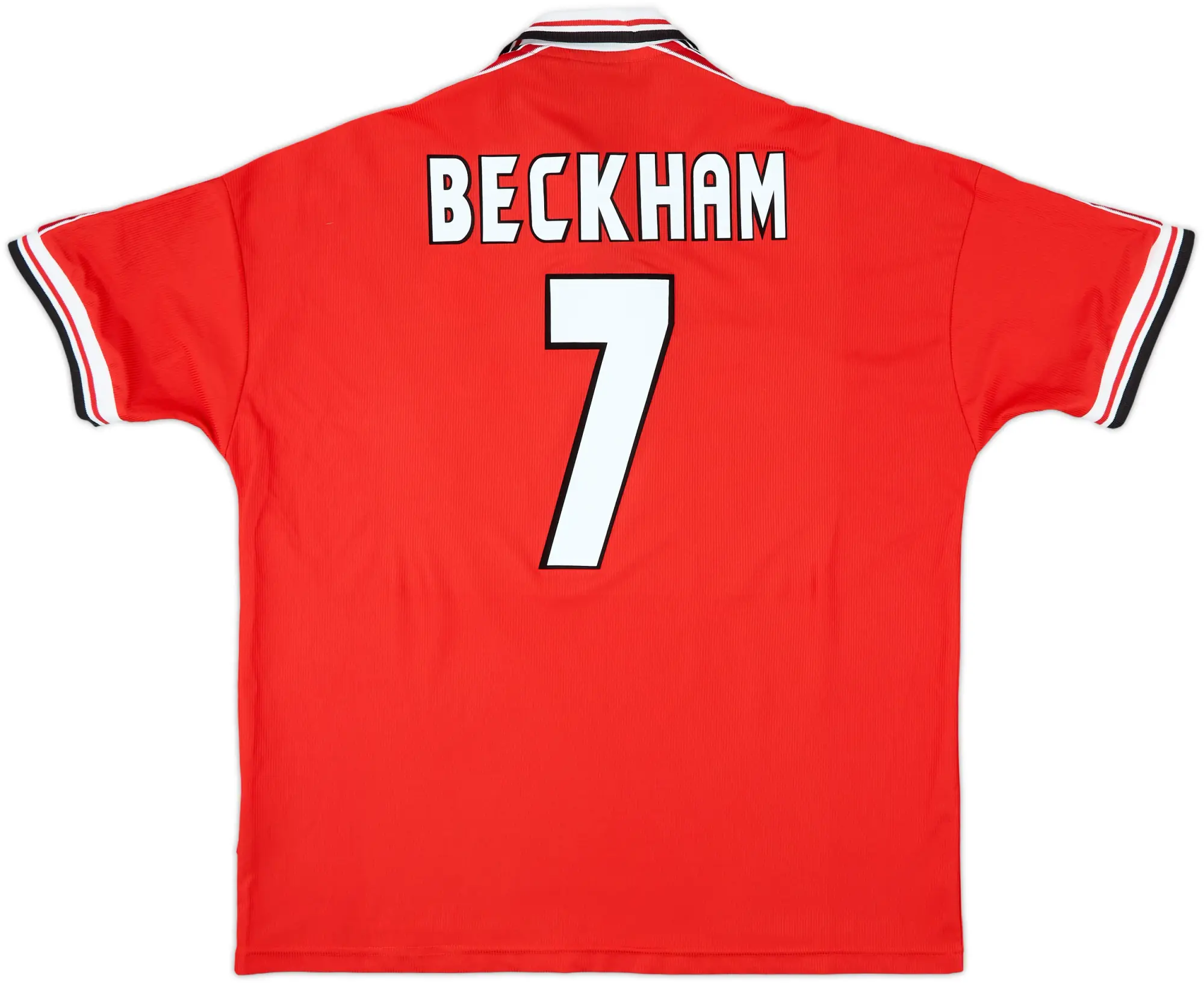 1998-00 Manchester United Home Shirt Beckham #7 - 10/10 - (XXL)