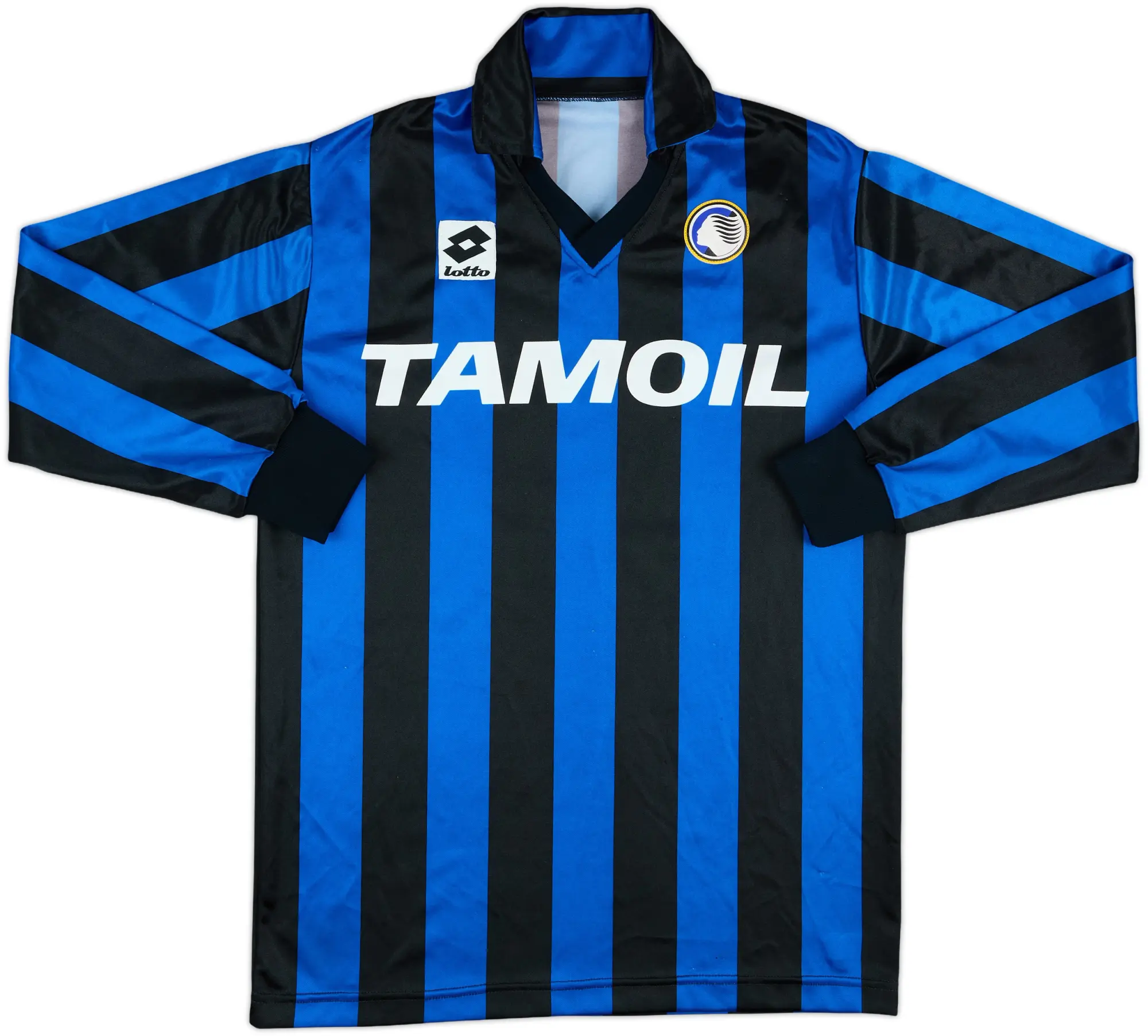 1990-91 Atalanta Match Issue Home L/S Shirt #18