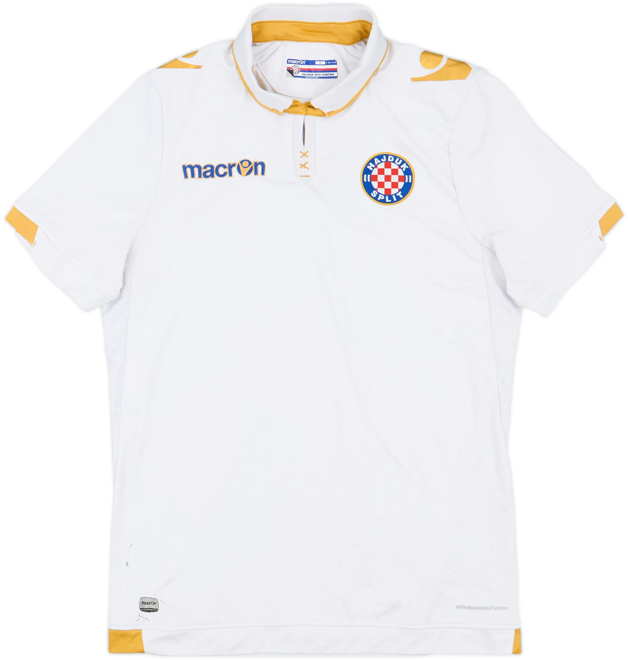 Macron Hajduk Split Mens SS Home Shirt 2016/18