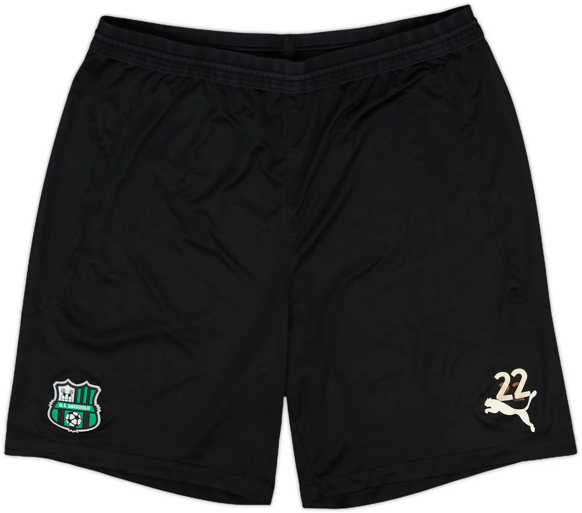 2018-19 Sassuolo Player Issue Training Shorts #22 - 6/10 - (L)