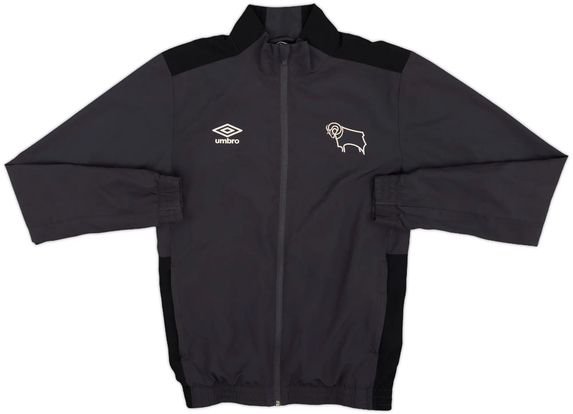 2015-16 Derby County Umbro Track Jacket - 8/10 - (S)