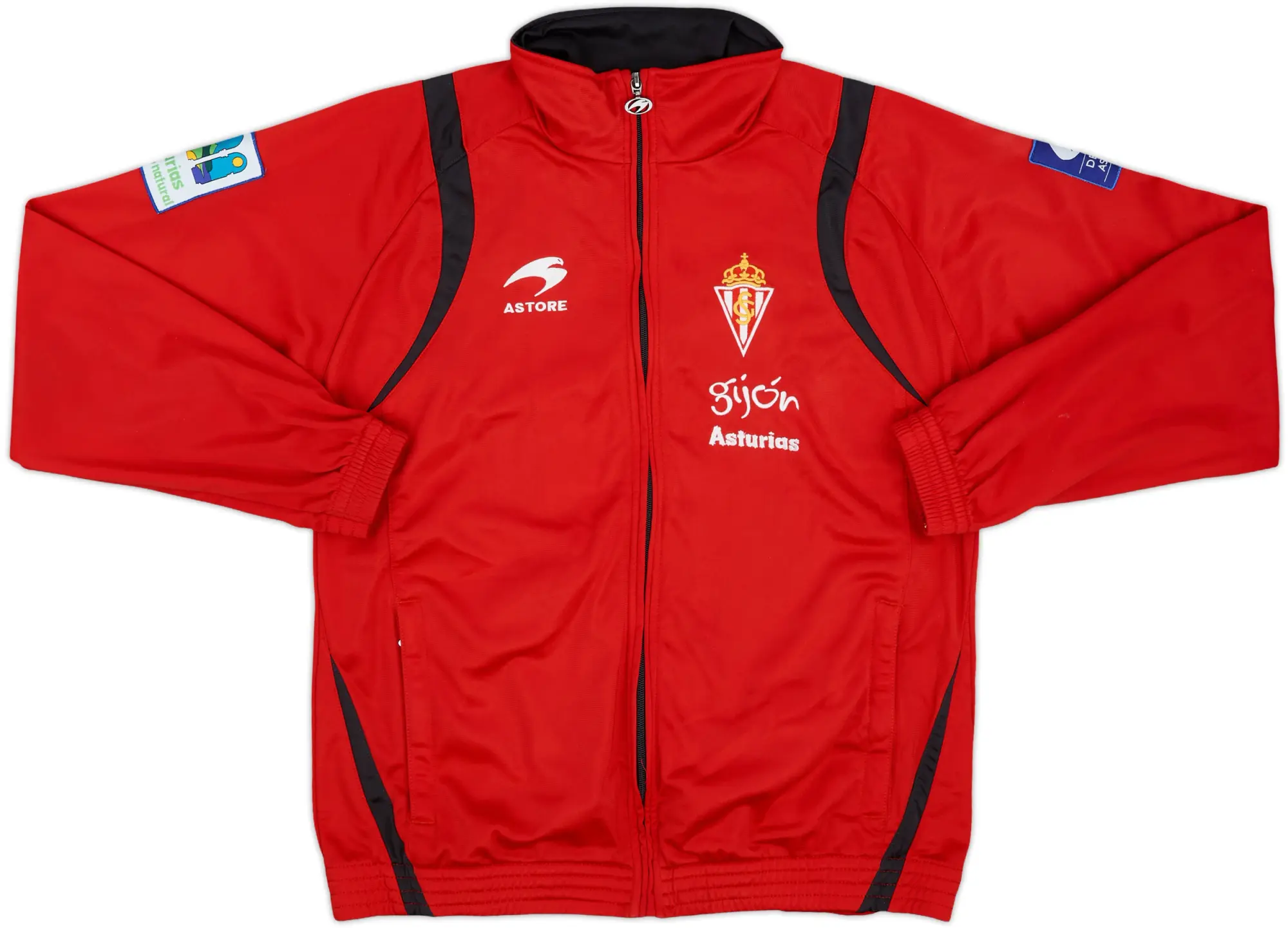 2007-08 Sporting Gijon Astore Track Jacket - 8/10 - (M)