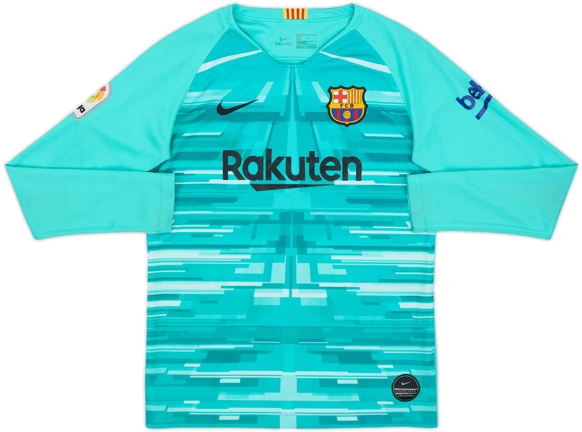 Nike Barcelona Boys LS Goalkeeper Home Shirt 2019/20