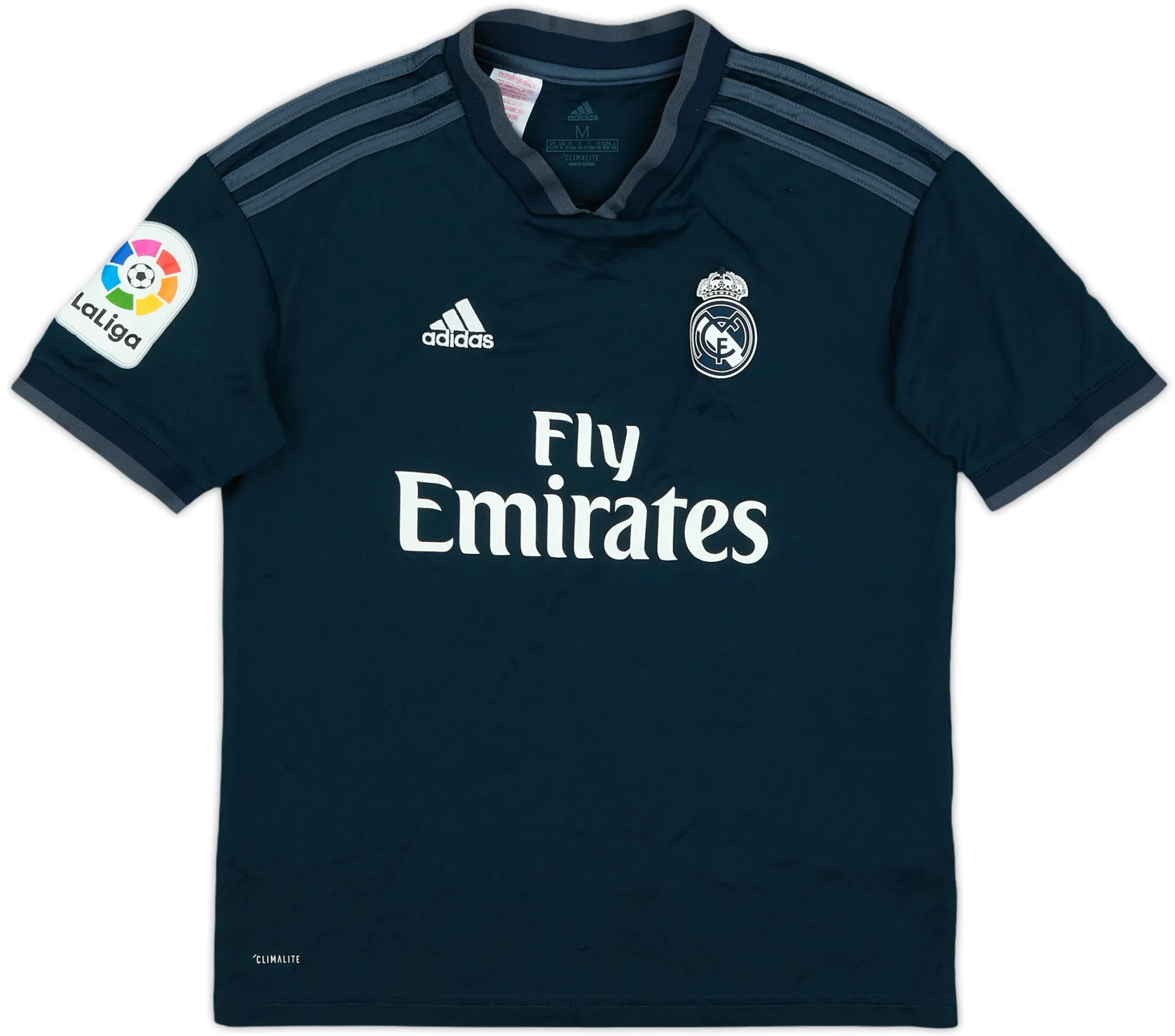 adidas Real Madrid Boys SS Away Shirt 2018/19