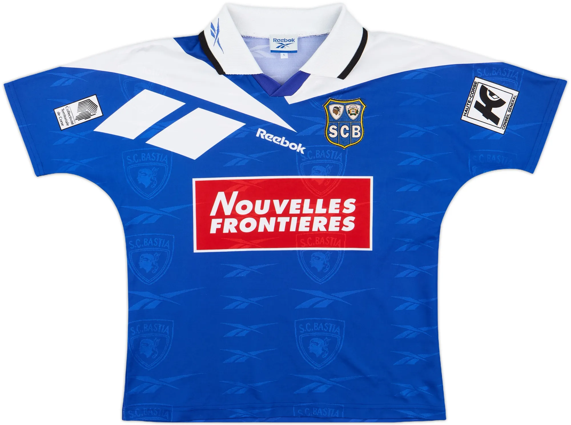 Reebok Bastia Boys SS Home Shirt 1995/96