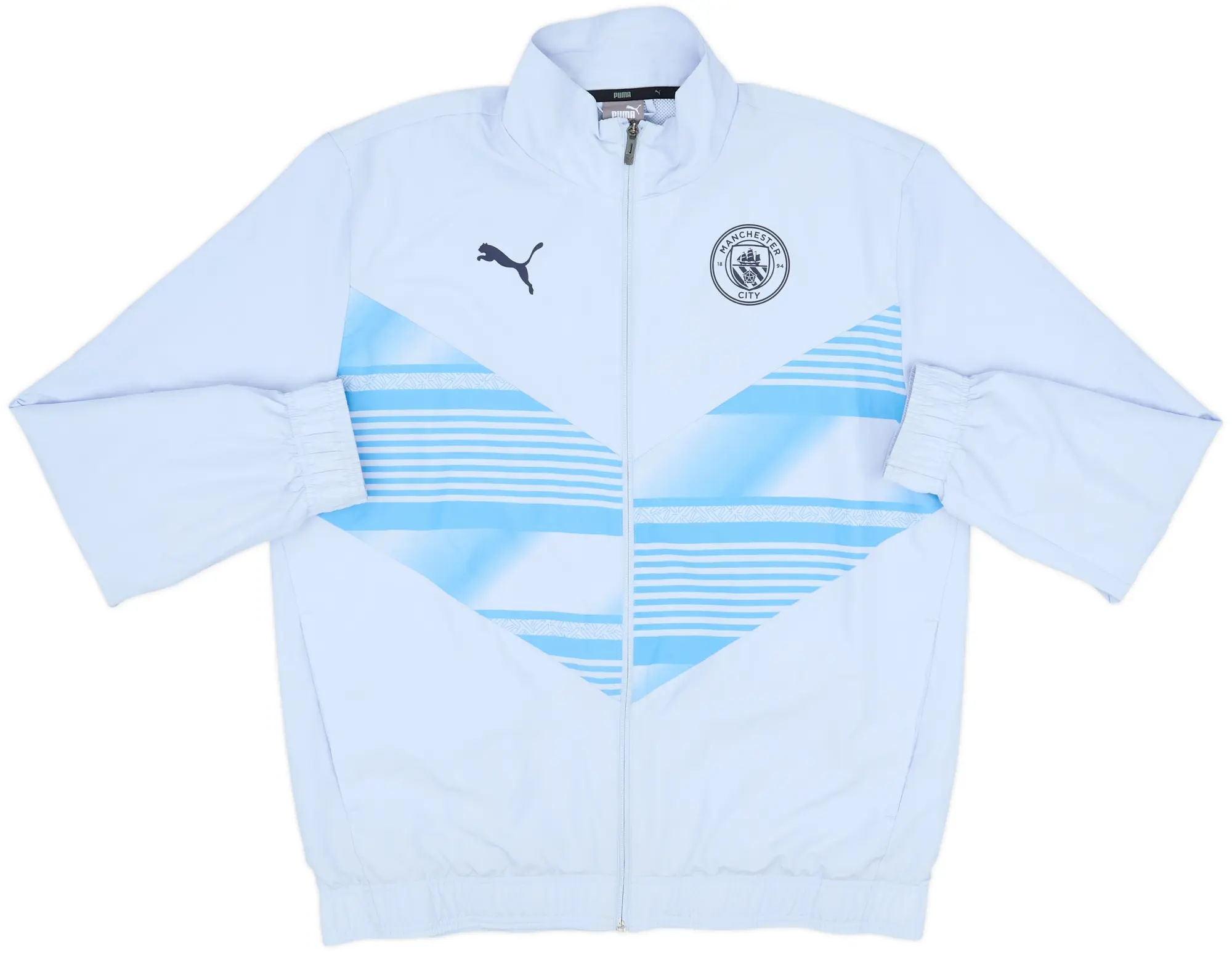 2021-22 Manchester City Puma Track Jacket - 8/10 - (L)