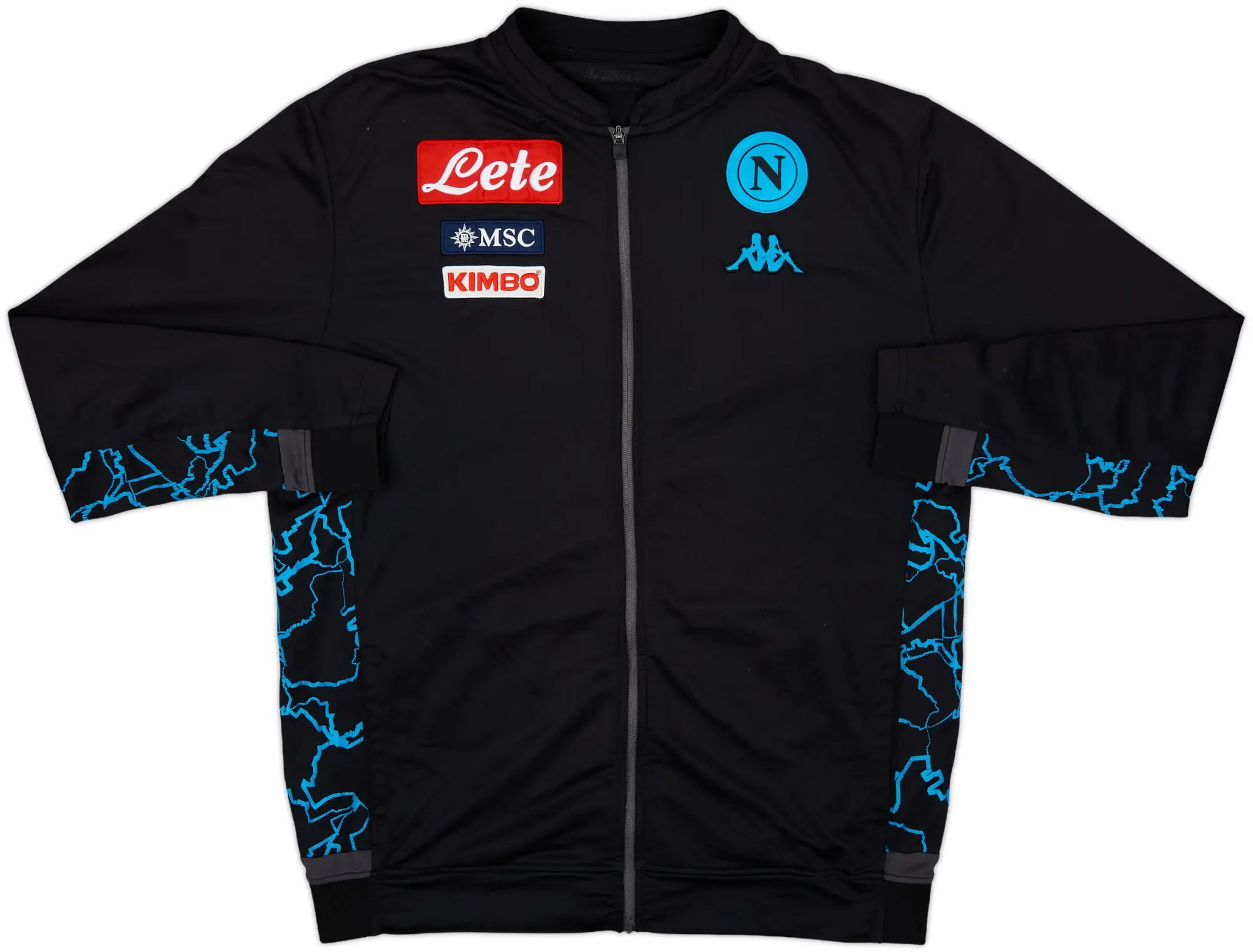 2019-20 Napoli Kappa Track Jacket - 6/10 - (3XL)