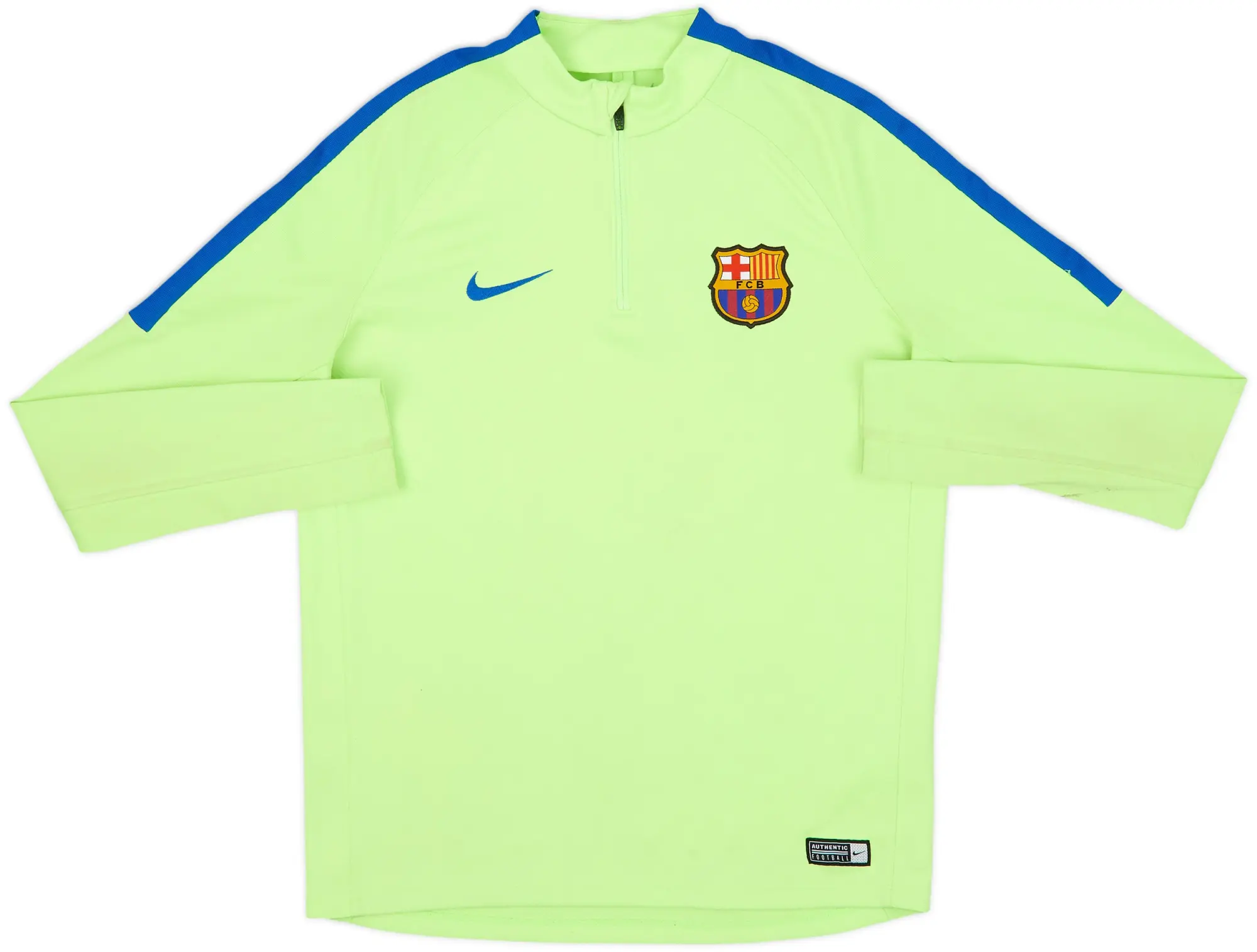 2017-18 Barcelona Nike 1/4 Zip Drill Top - 5/10 - (XL.Boys)