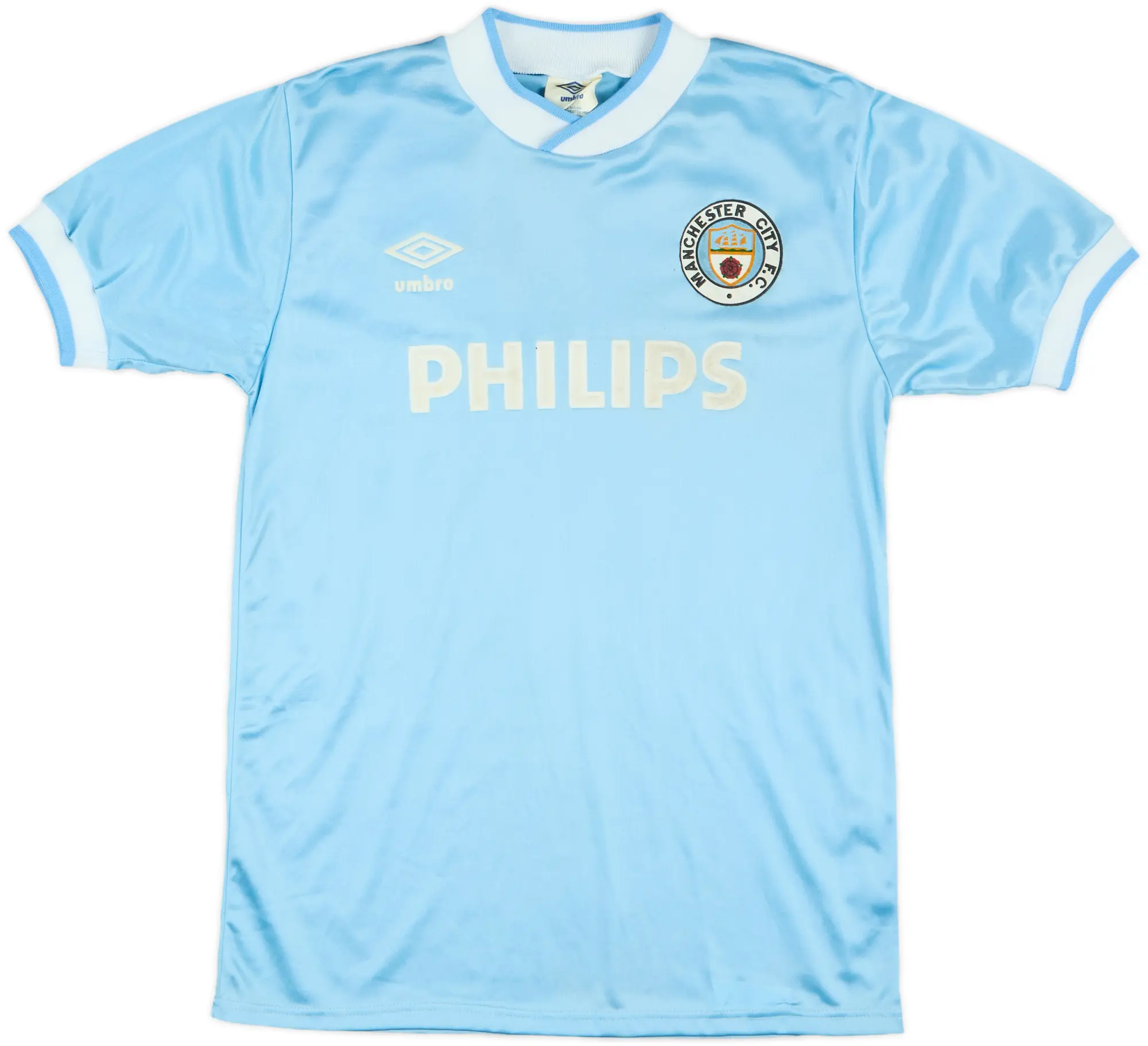 1985-87 Manchester City Home Shirt - 10/10 - (S)