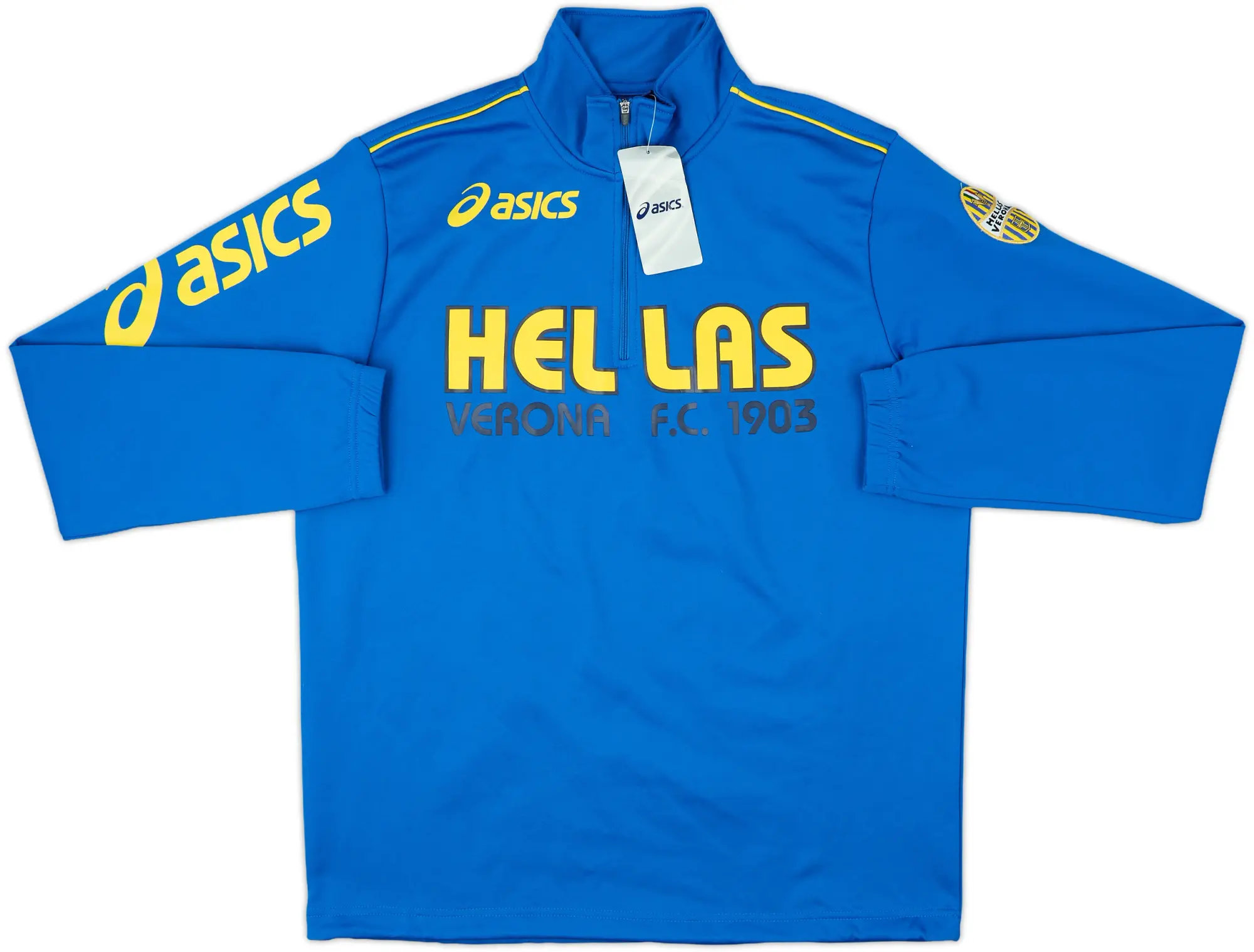 2007-08 Hellas Verona Asics 1/4 Zip Drill Top (L)