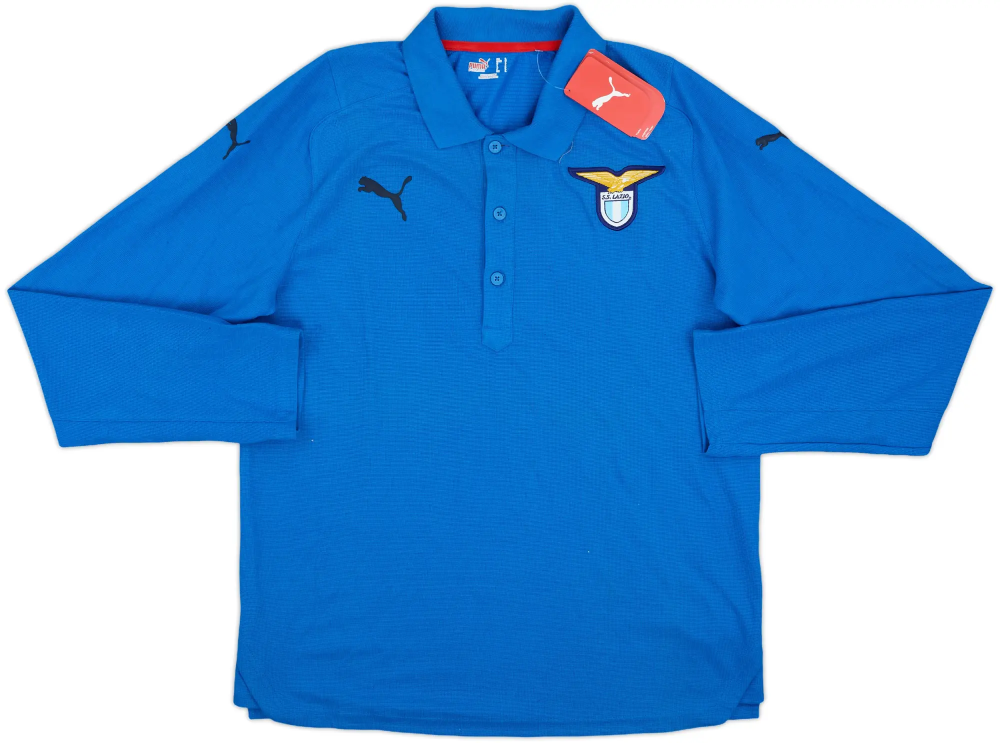 2010-11 Lazio Puma Polo L/S Shirt (L)