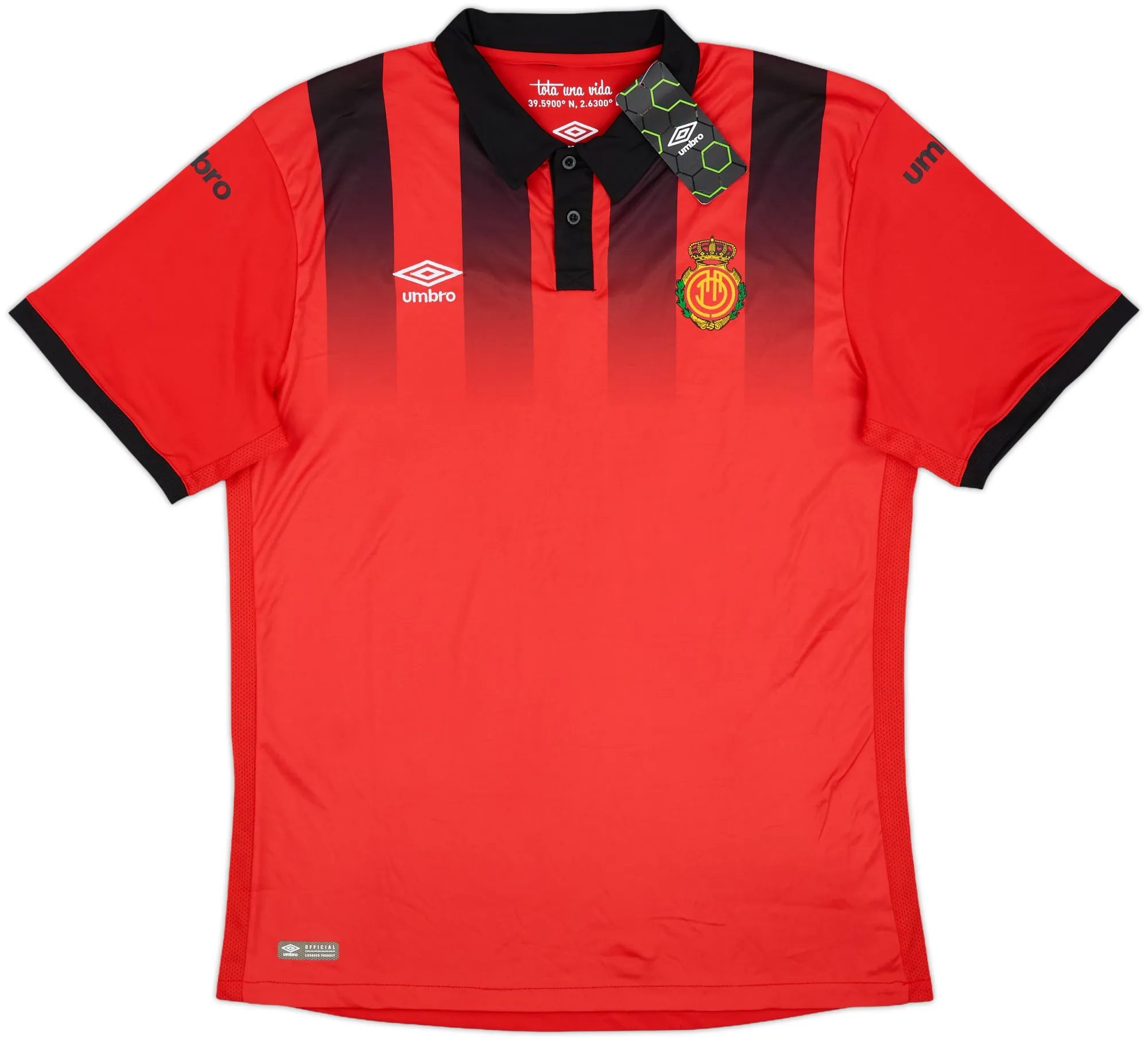 Umbro Mallorca Mens SS Home Shirt 2017/18