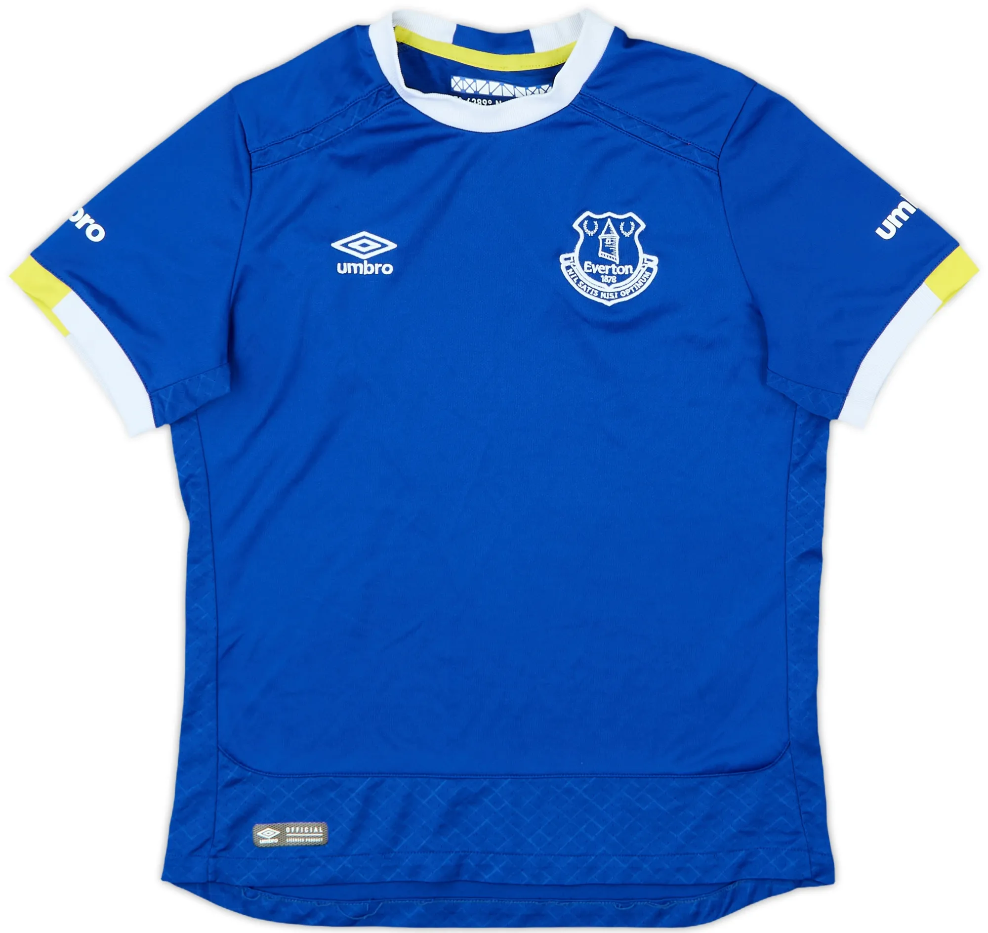 Umbro Everton Boys SS Home Shirt 2016/17
