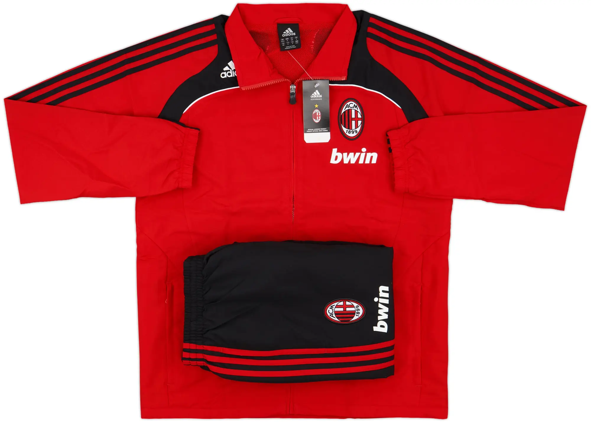 2008-09 AC Milan adidas Tracksuit (M/L)