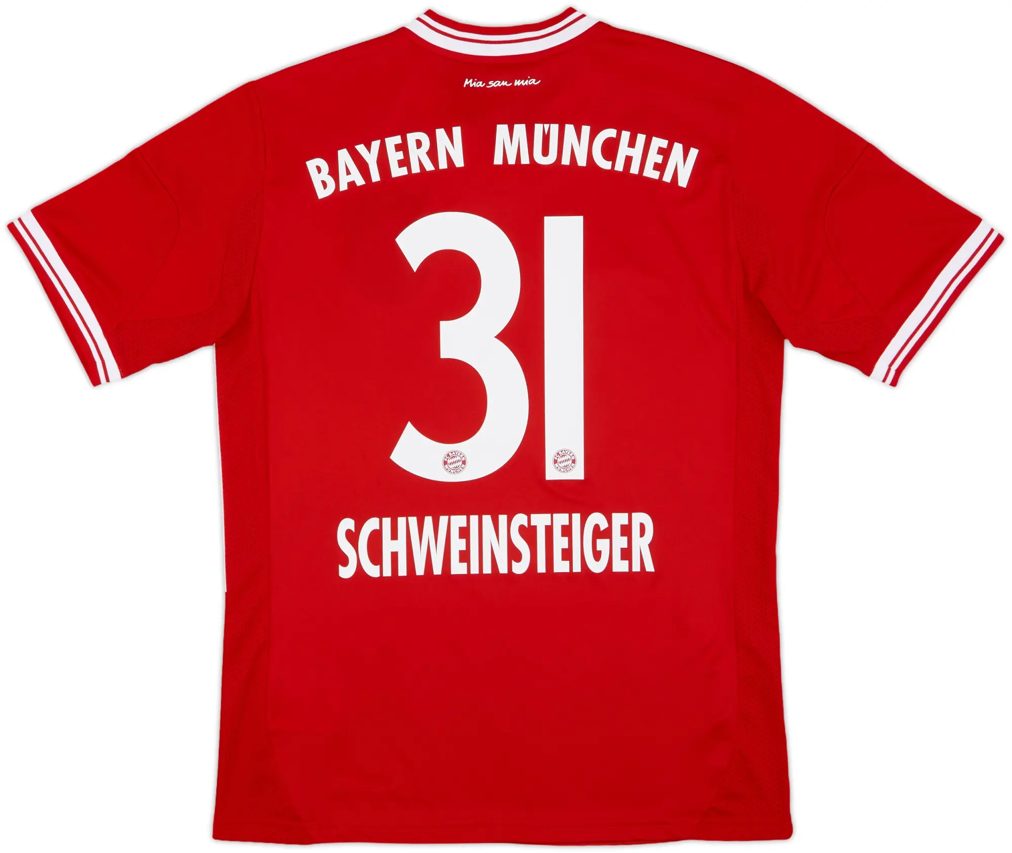 adidas Bayern Munich Boys SS Home Shirt 2013/14