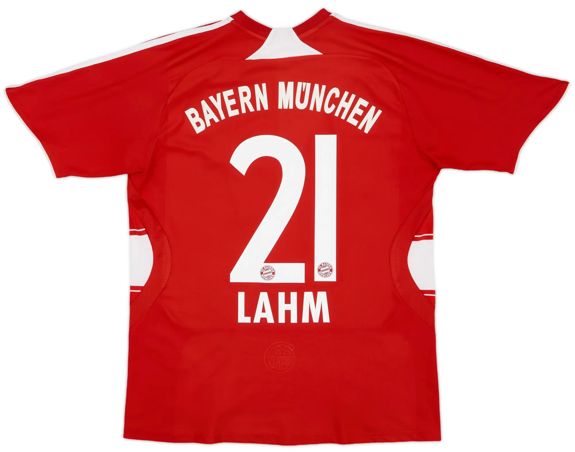 2008-09 Bayern Munich Home Shirt Lahm #21 - 7/10 - (XL.Boys)