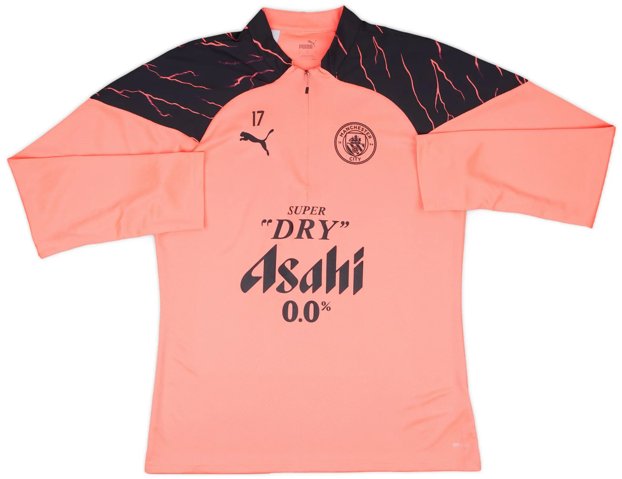 2023-24 Manchester City Player Issue 1/4 Zip Training Top #17 (De Bruyne) - (L)