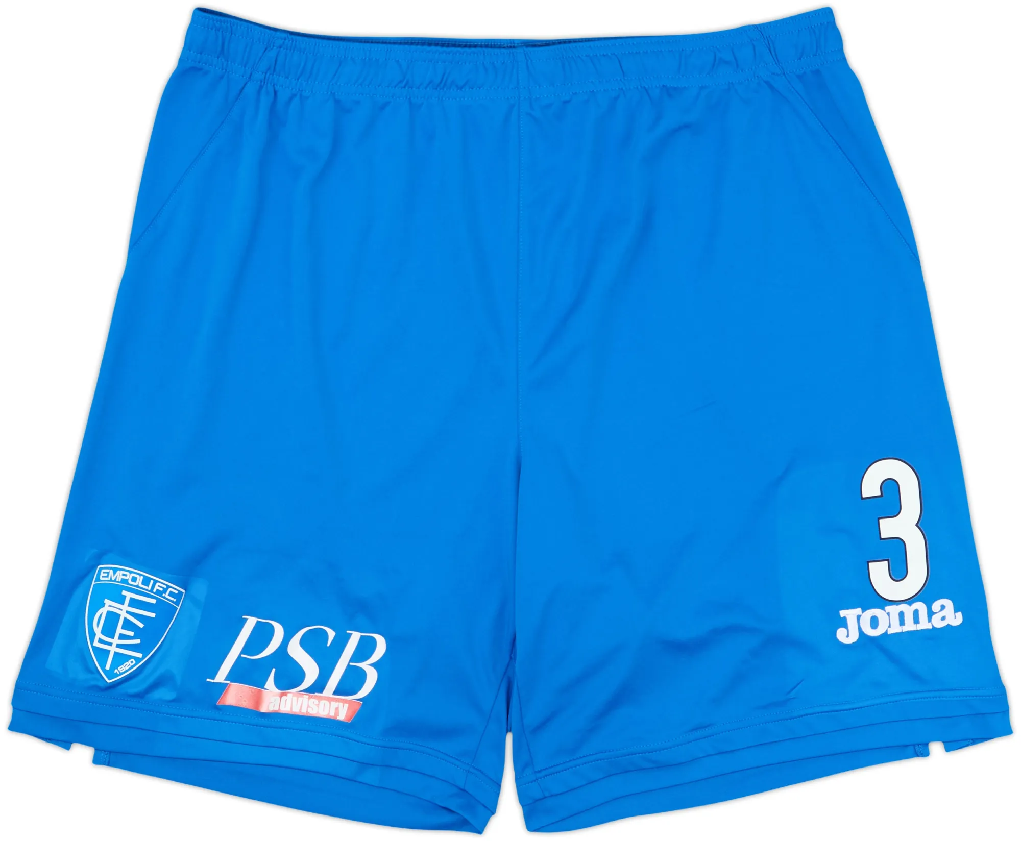 Joma Empoli Mens Player Issue Home Shorts 2017/18
