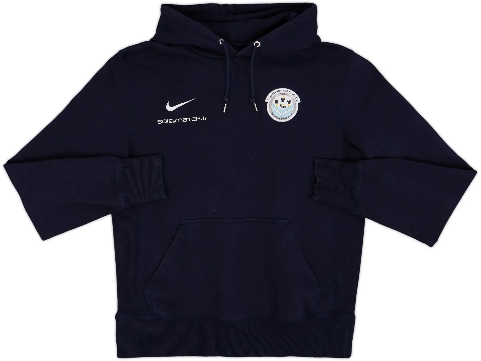 2014-15 Tours Player Issue Nike Hooded Top - 8/10 - (M)