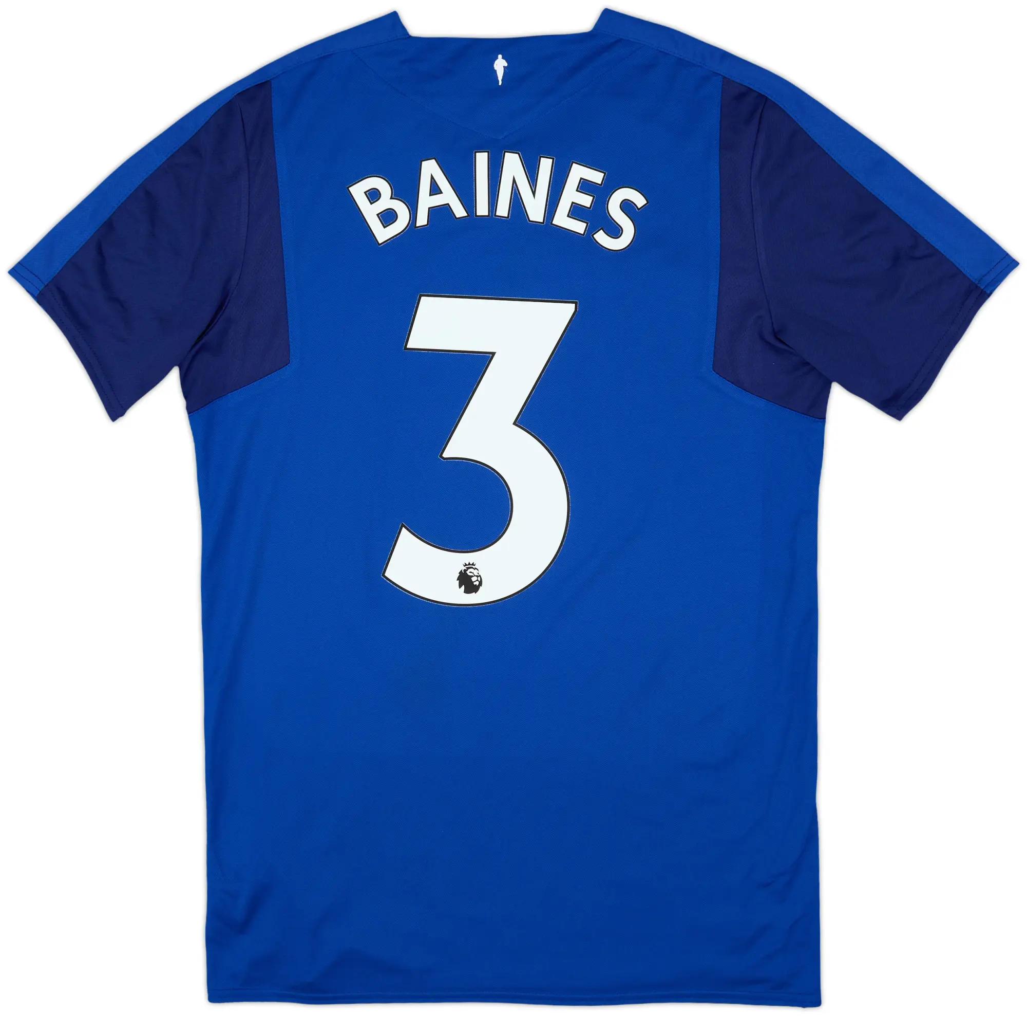 2017-18 Everton Home Shirt Baines #3 - 10/10 - (M)
