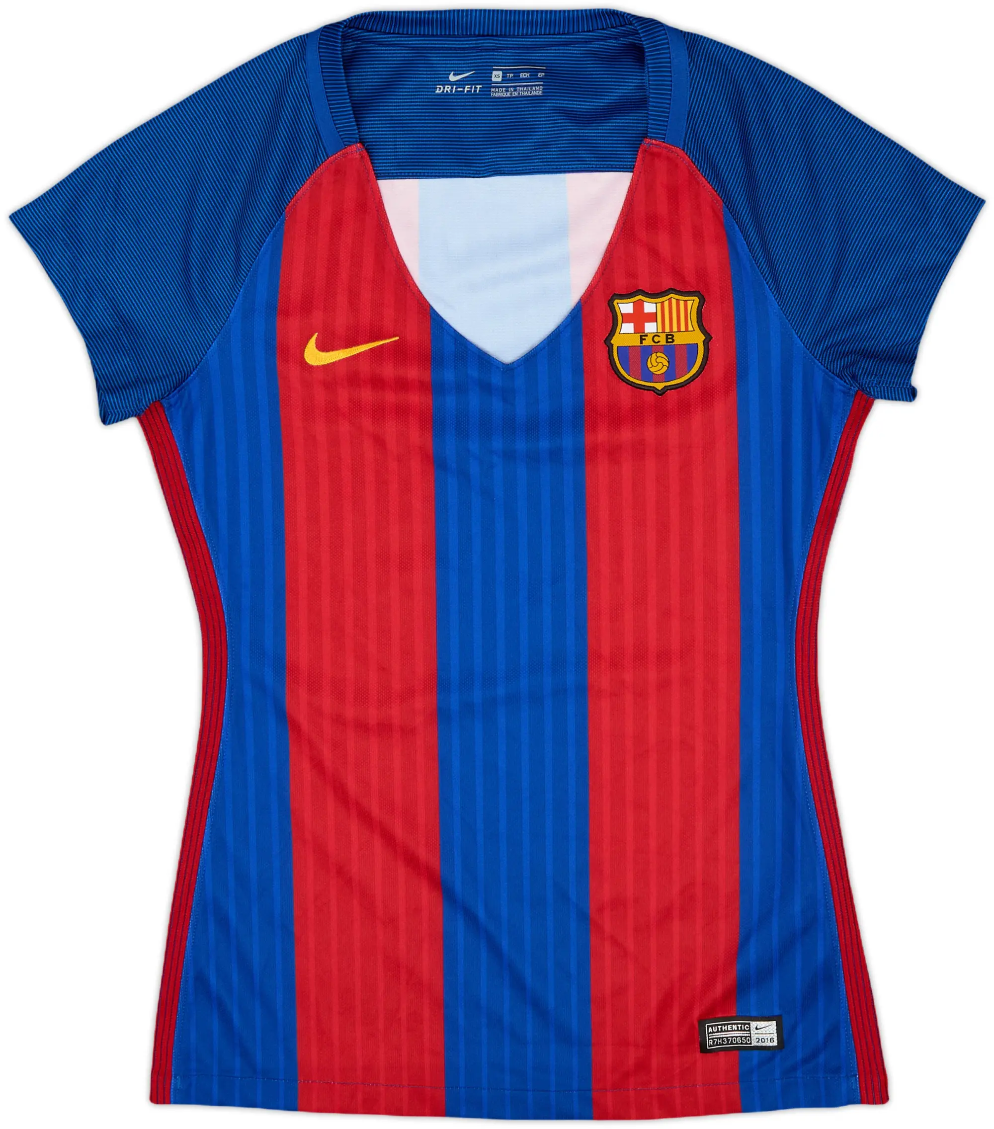 2016-17 Barcelona Home Shirt - 10/10 - (Women's XS)