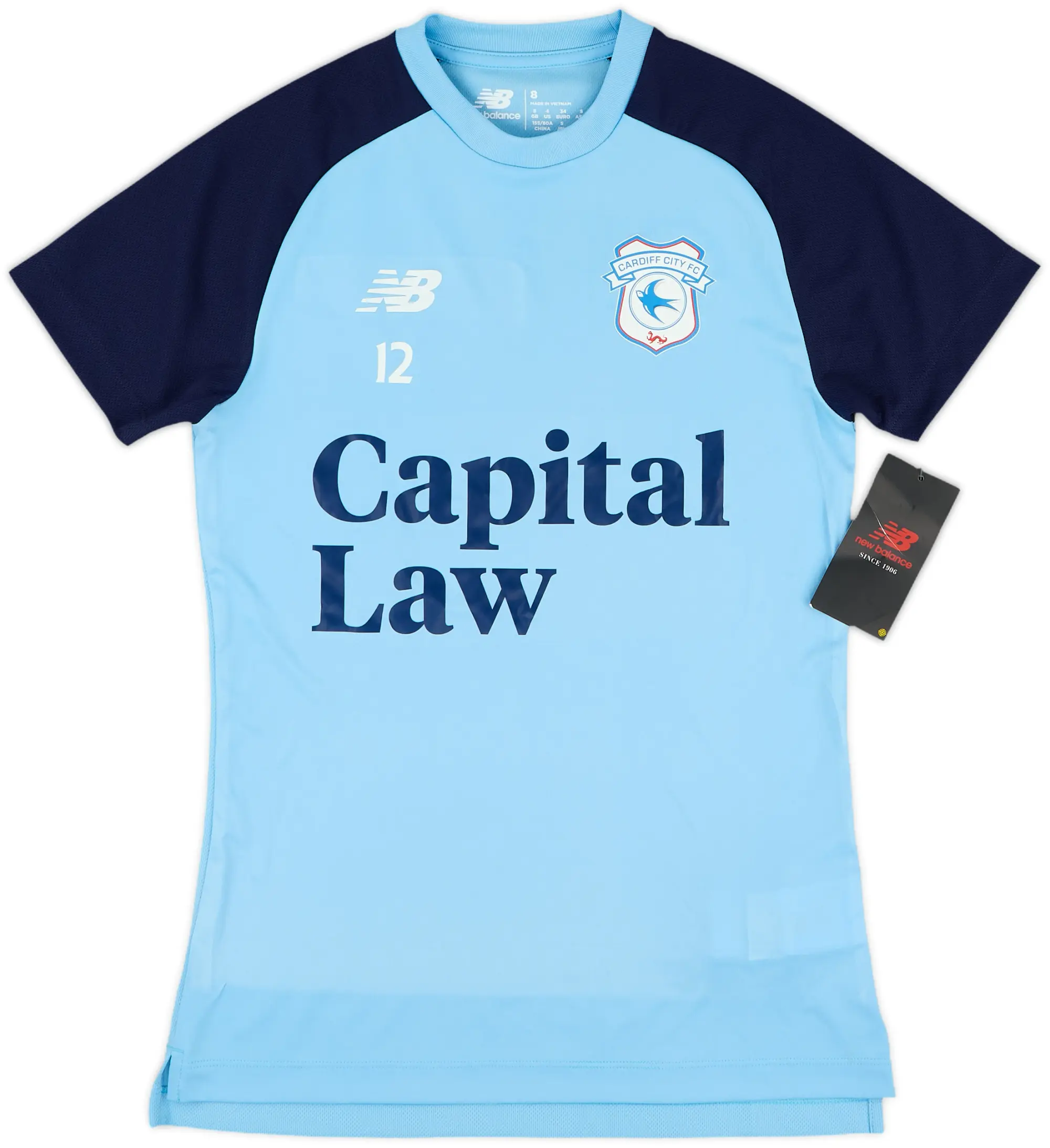 2022-23 Cardiff New Balance Player Issue Training Shirt #12 (Women's S)