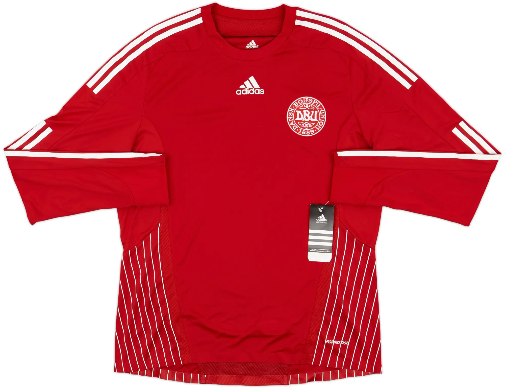 2007-10 Denmark Player Issue Home L/S Shirt (L)